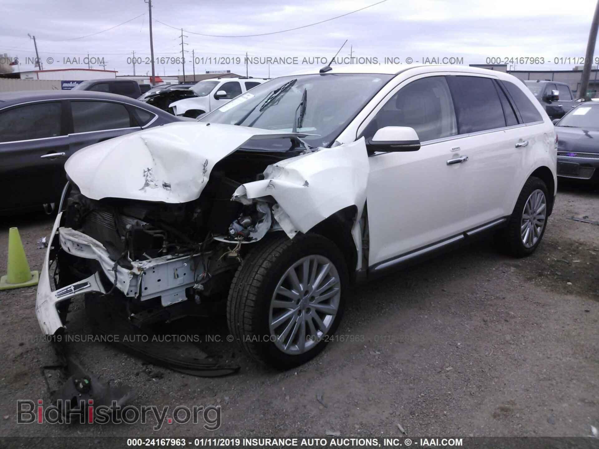 2012 LINCOLN MKX - VIN: 2LMDJ6JK2CBL00997 - Фото 2
