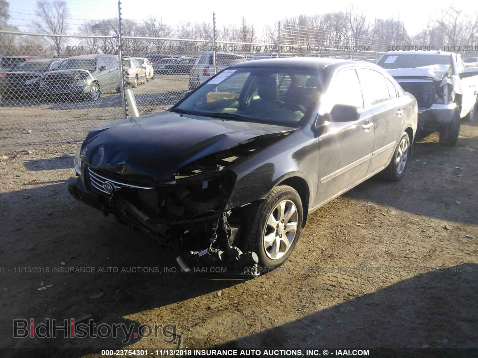 2008 KIA OPTIMA - VIN: KNAGE123185256446 - Фото 2