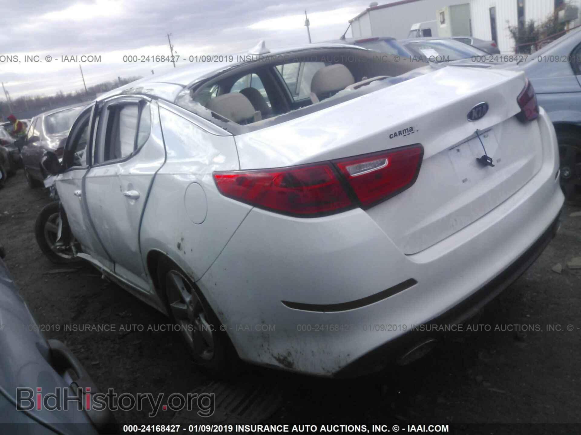 2015 KIA OPTIMA - VIN: 5XXGM4A76FG387117 - Фото 3