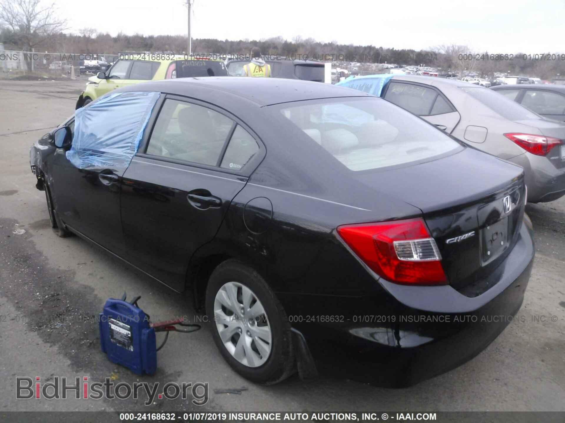 2012 HONDA CIVIC - VIN: JHMFB2F56CS005620 - Фото 3