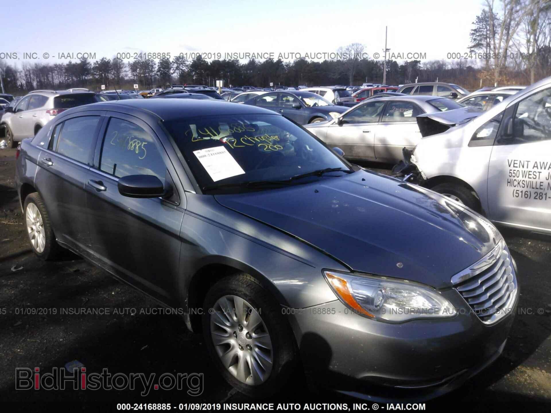 Фотография 1C3CCBAB0CN320303 - CHRYSLER 200 2012