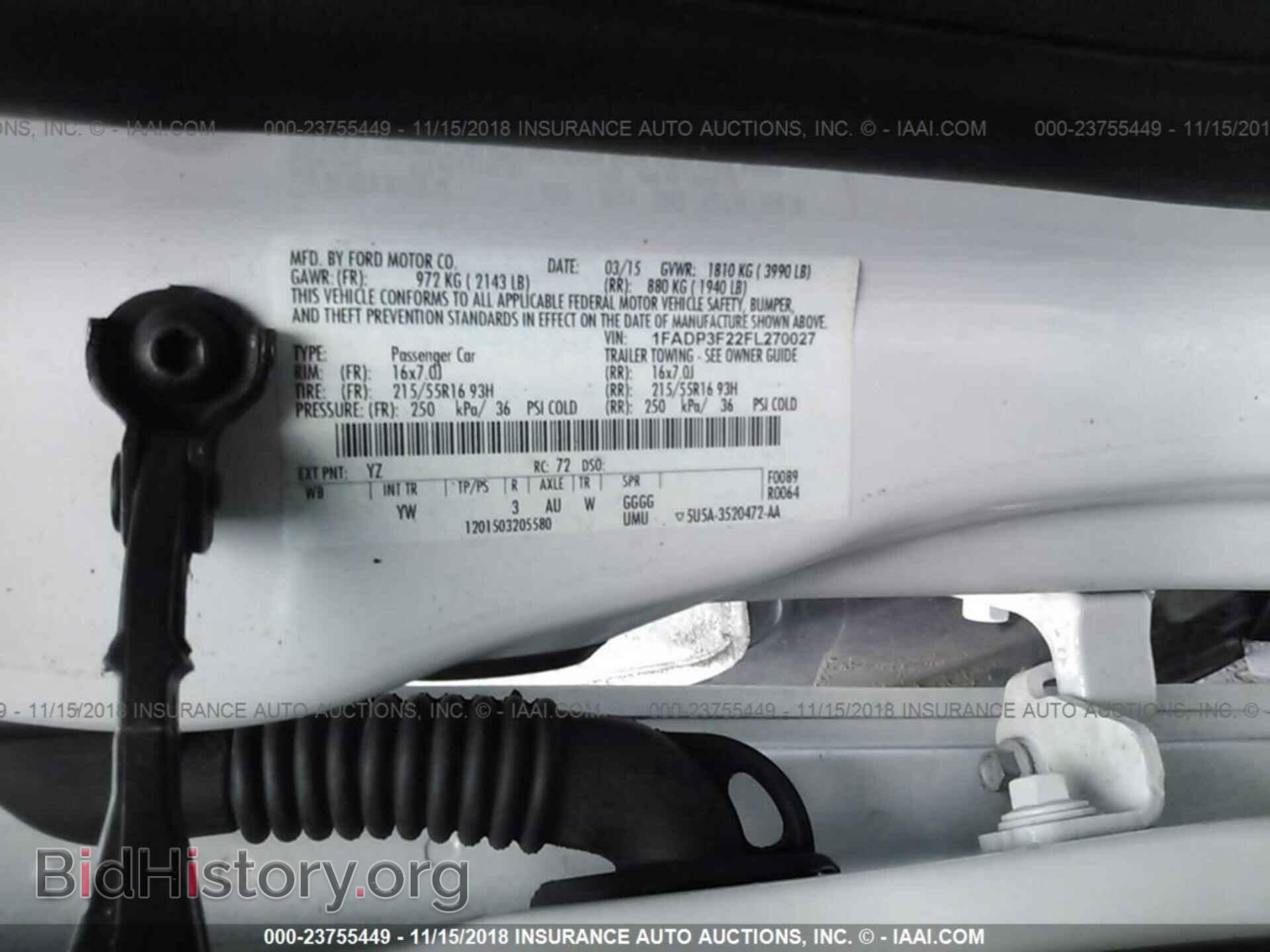 2015 FORD FOCUS - VIN: 1FADP3F22FL270027 - Photo 9