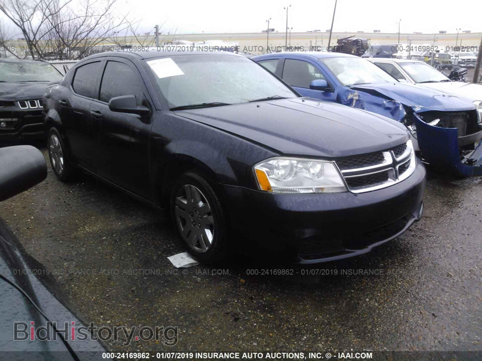 Photo 1C3CDZAB9CN198482 - DODGE AVENGER 2012