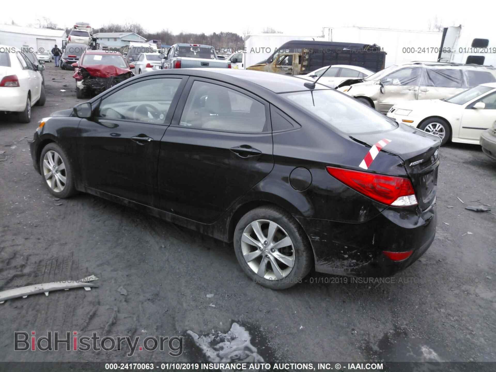 2014 HYUNDAI ACCENT - VIN: KMHCU4AEXEU748205 - Фото 3