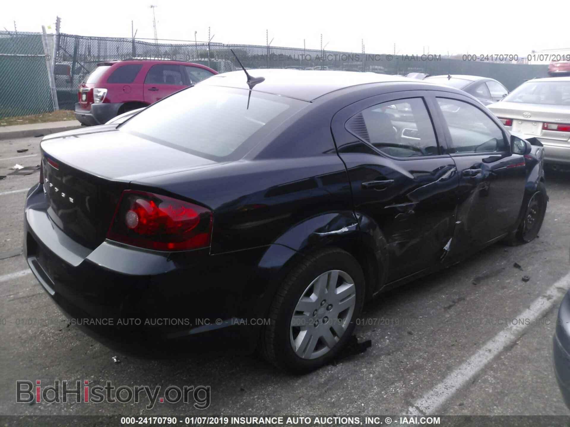 2013 DODGE AVENGER - VIN: 1C3CDZAB7DN621867 - Фото 4