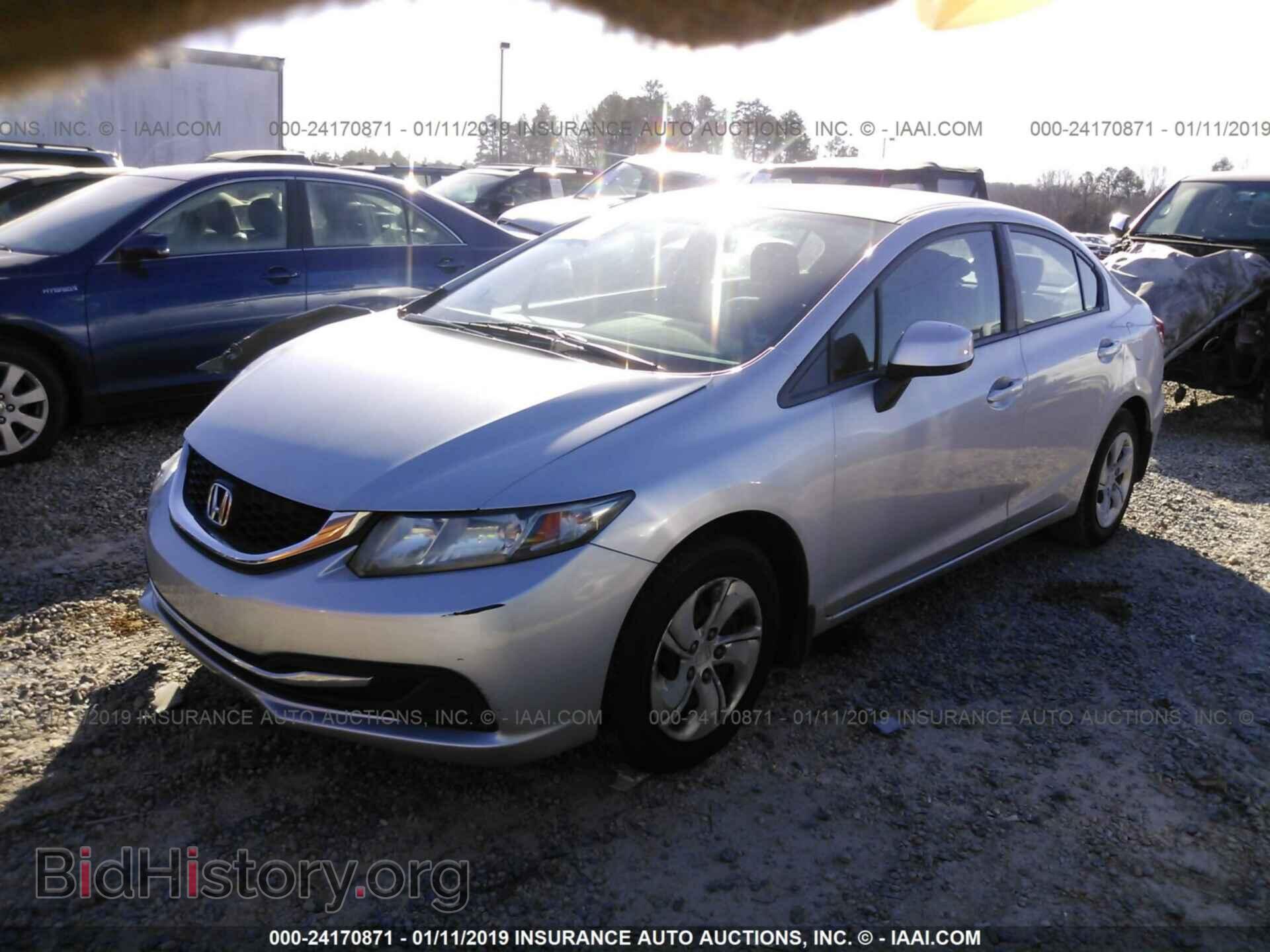2013 HONDA CIVIC - VIN: 2HGFB2F56DH505580 - Фото 2
