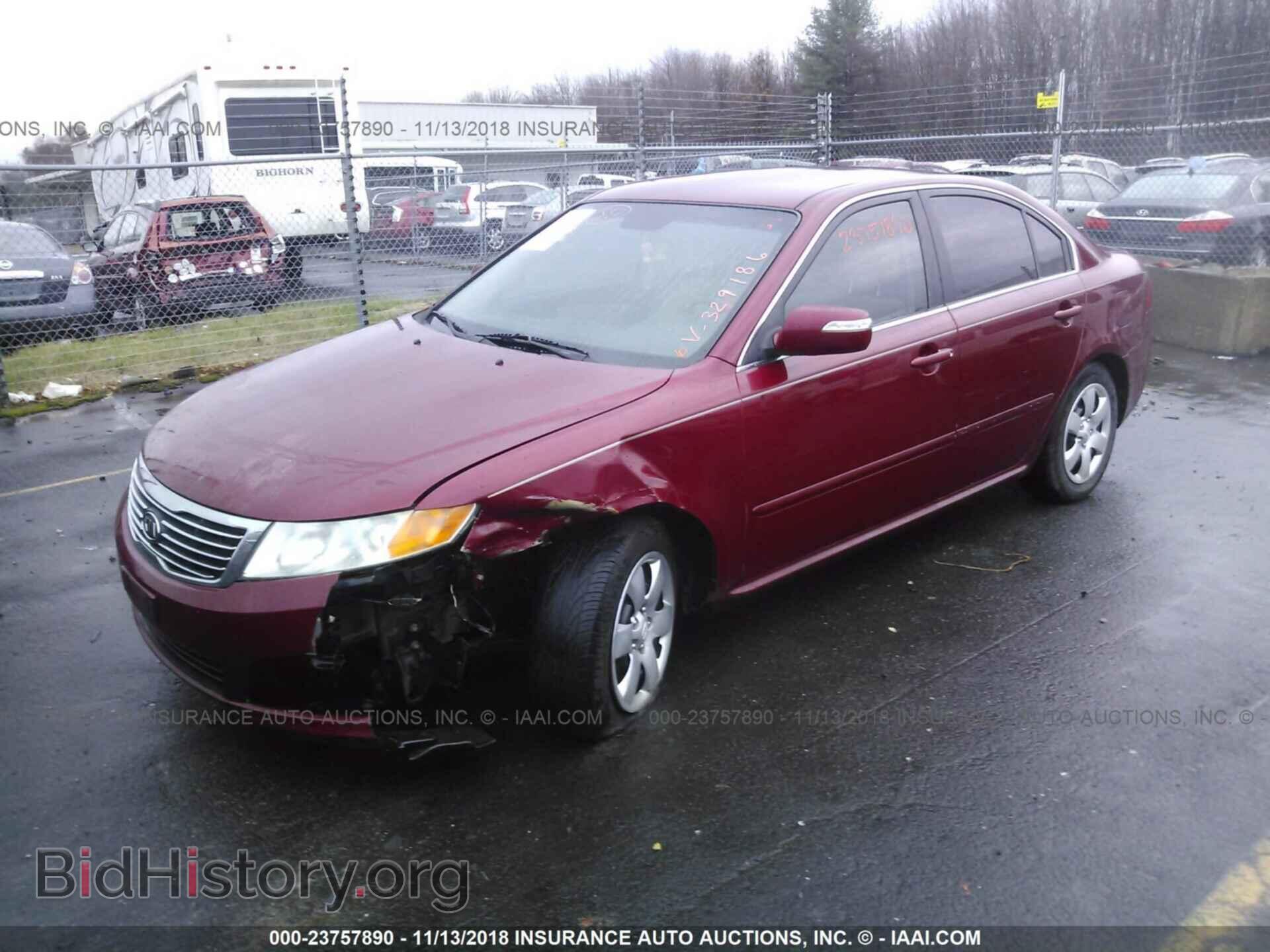 2009 KIA OPTIMA - VIN: KNAGE228195329186 - Фото 2