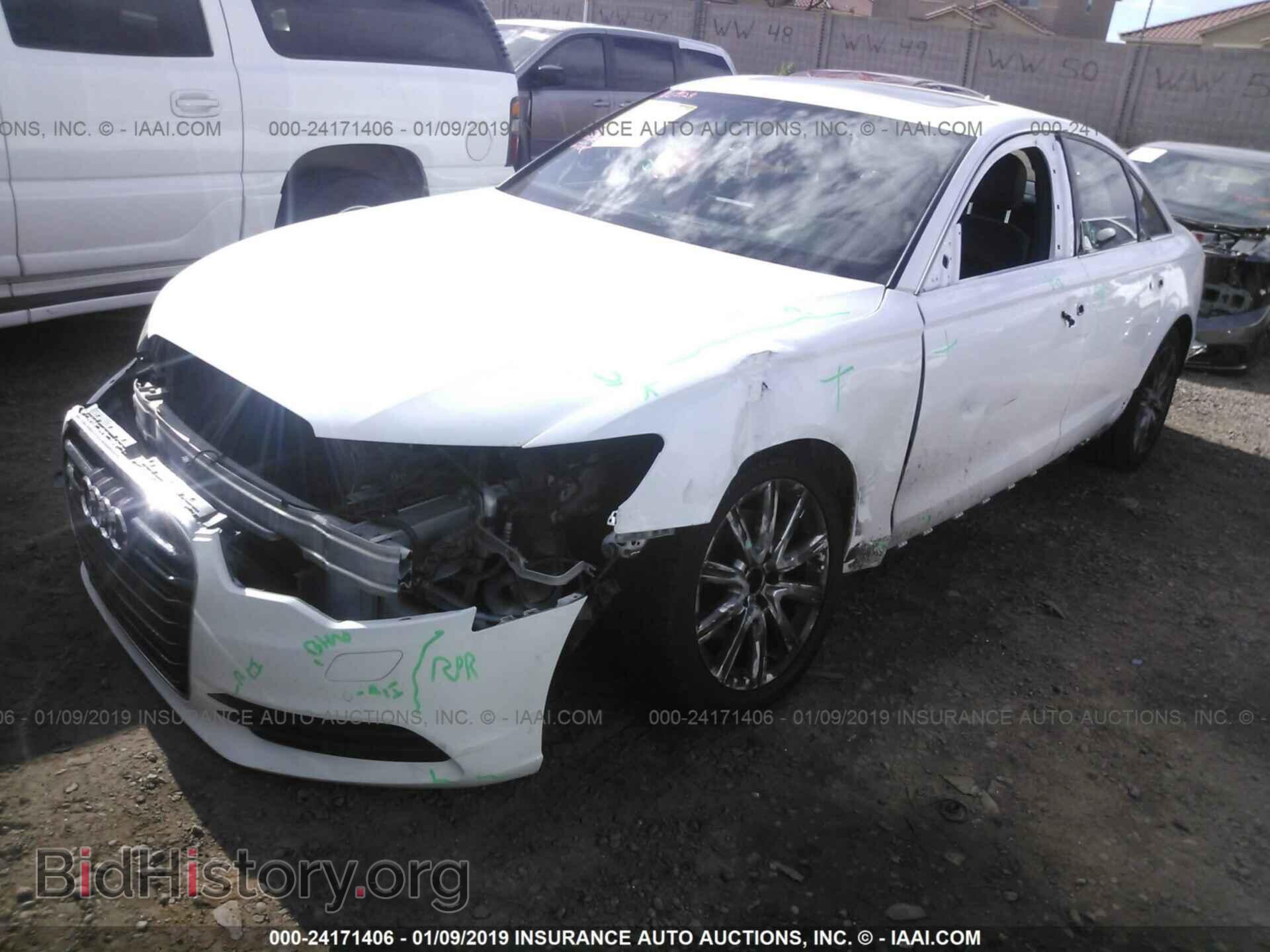 2013 AUDI A6 - VIN: WAUDFAFC4DN106173 - Photo 2