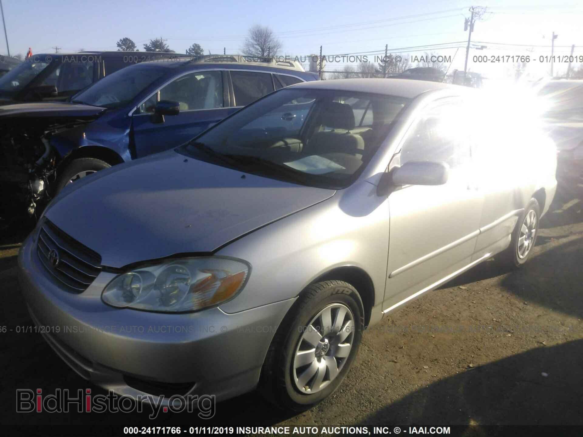 2003 TOYOTA COROLLA - VIN: 2T1BR38E23C085529 - Фото 2