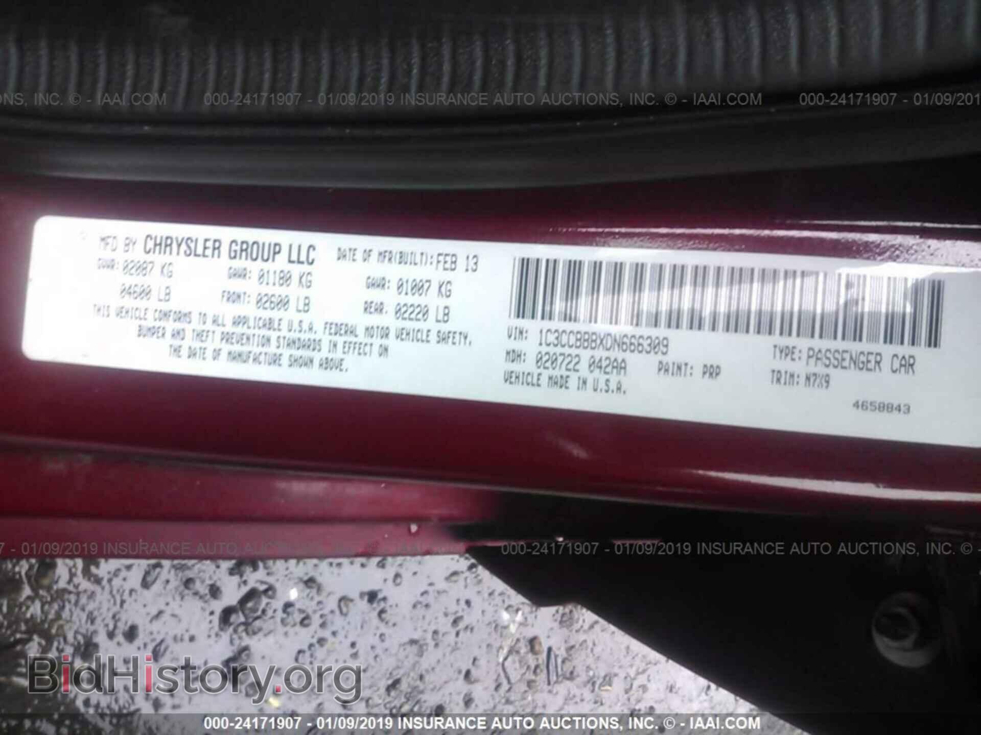 2013 CHRYSLER 200 - VIN: 1C3CCBBBXDN666309 - Photo 9