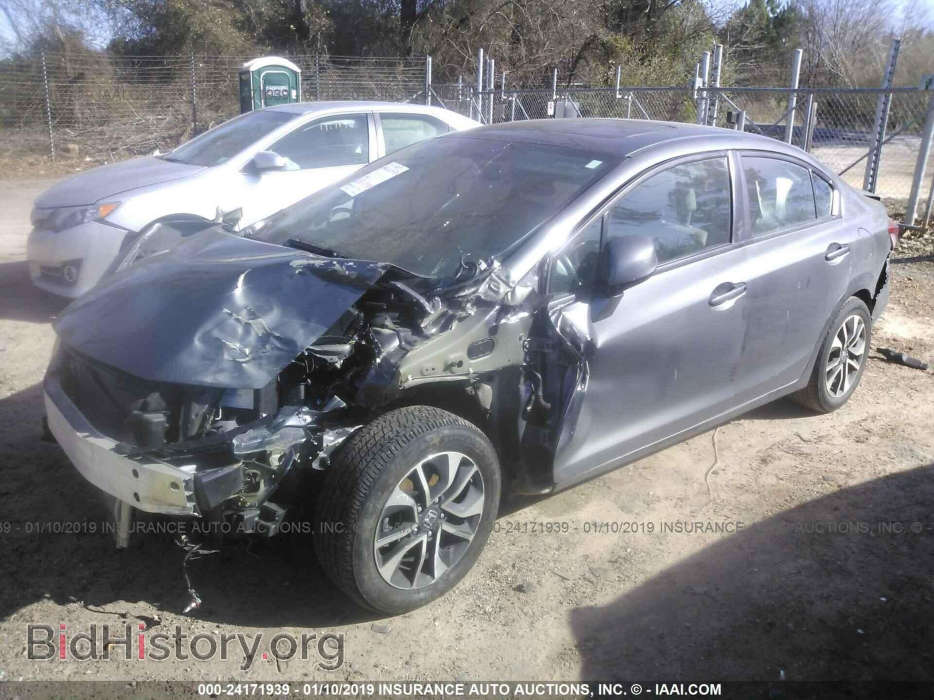 2013 HONDA CIVIC - VIN: 2HGFB2F95DH528500 - Фото 2