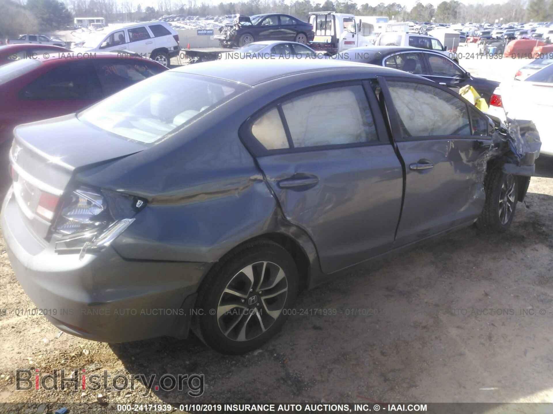 2013 HONDA CIVIC - VIN: 2HGFB2F95DH528500 - Фото 4
