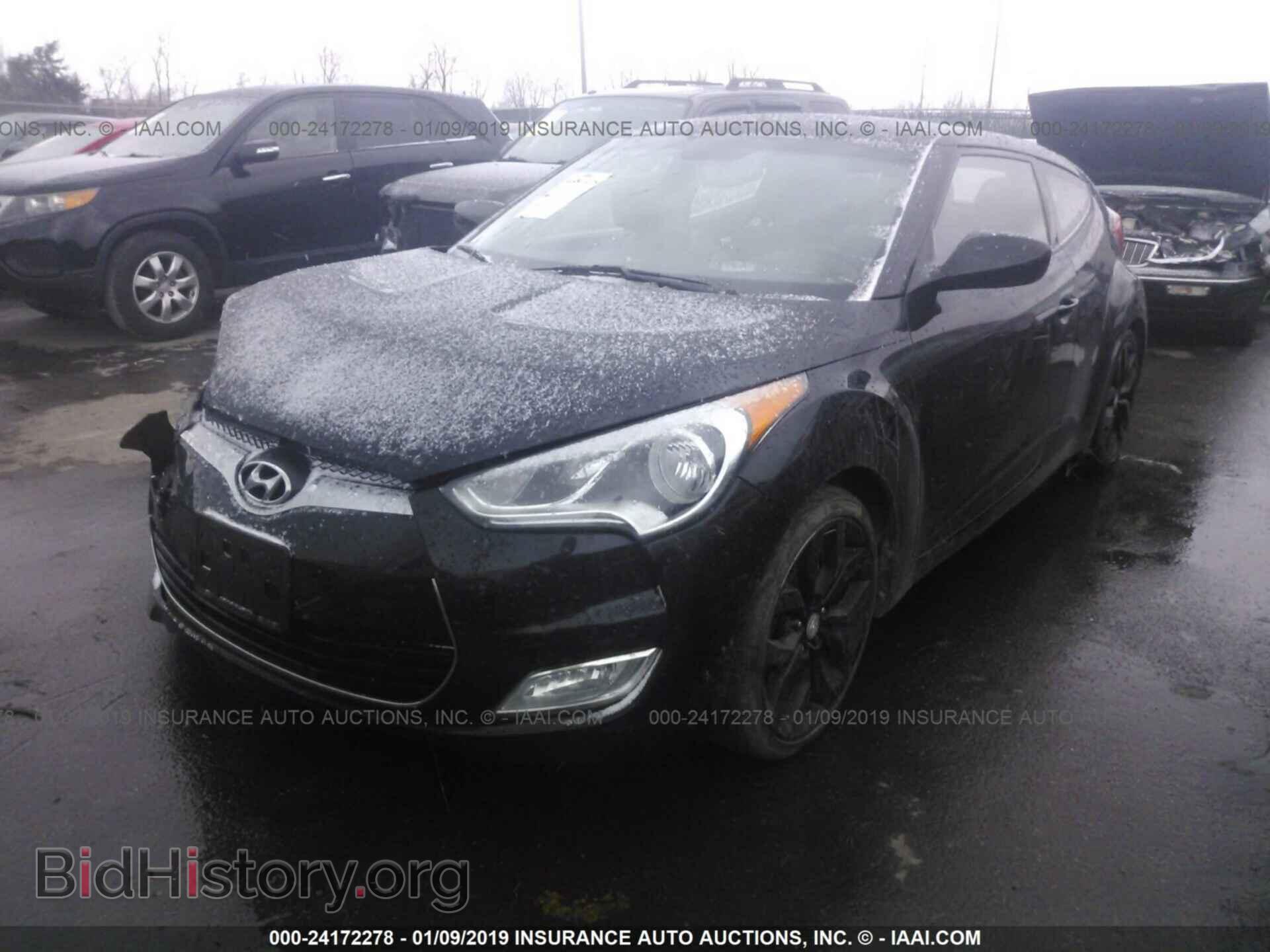 2013 HYUNDAI VELOSTER - VIN: KMHTC6AD3DU155158 - Фото 2