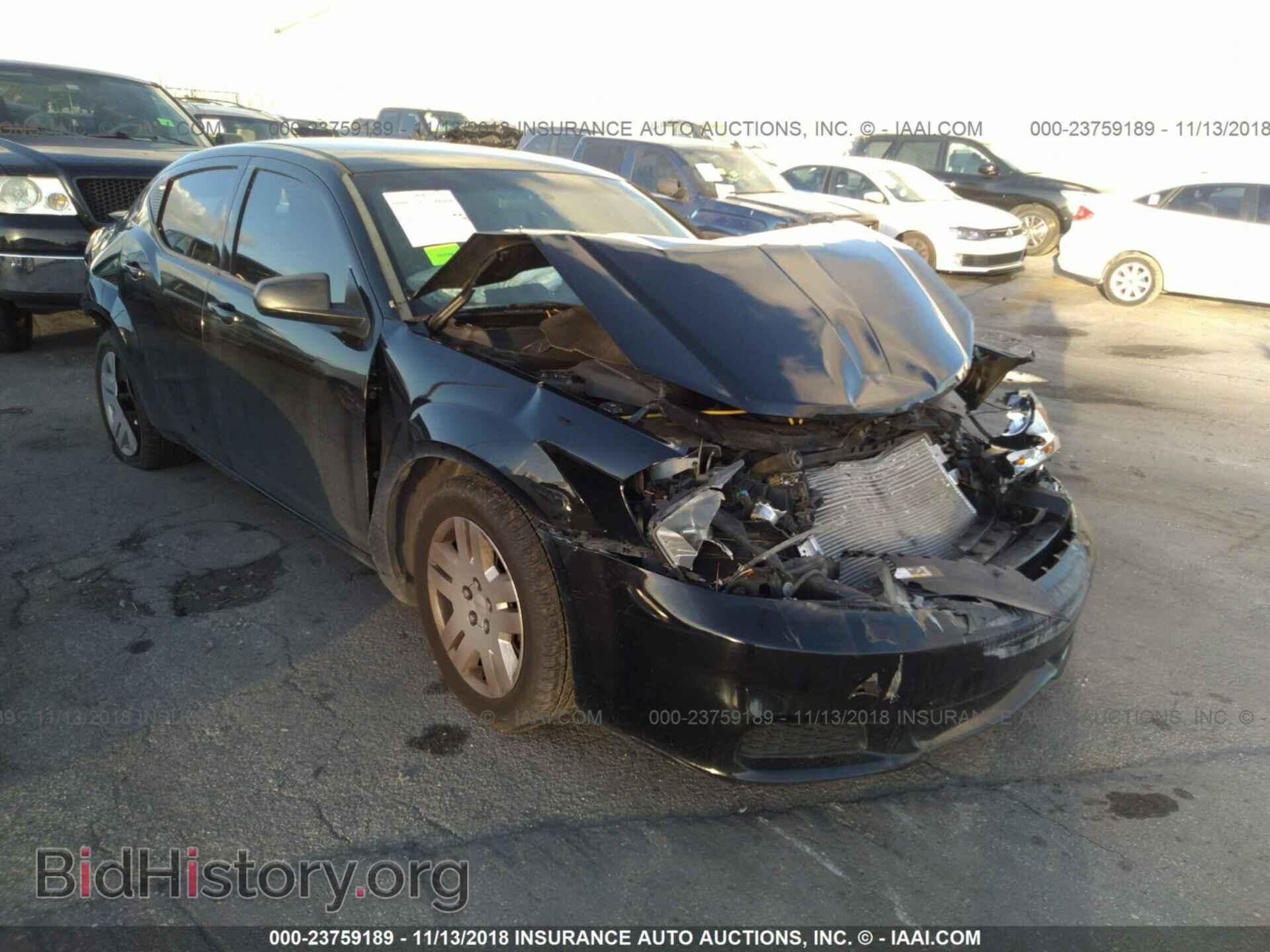 Photo 1C3CDZAG3EN177352 - DODGE AVENGER 2014