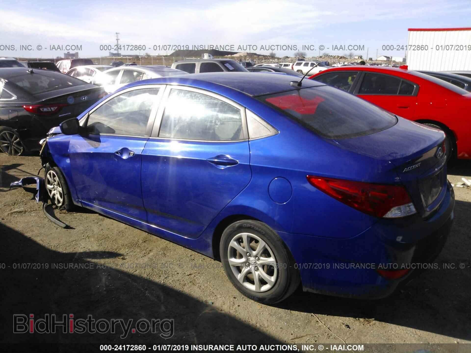 2013 HYUNDAI ACCENT - VIN: KMHCT4AE1DU353671 - Фото 3