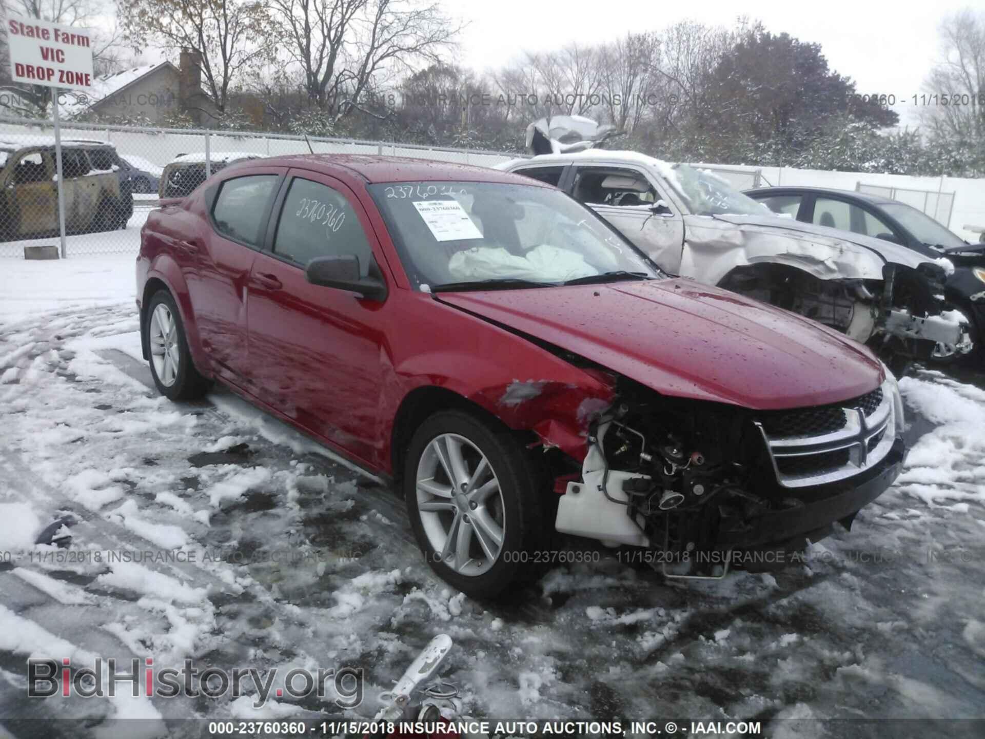 Photo 1C3CDZAG3CN270952 - DODGE AVENGER 2012