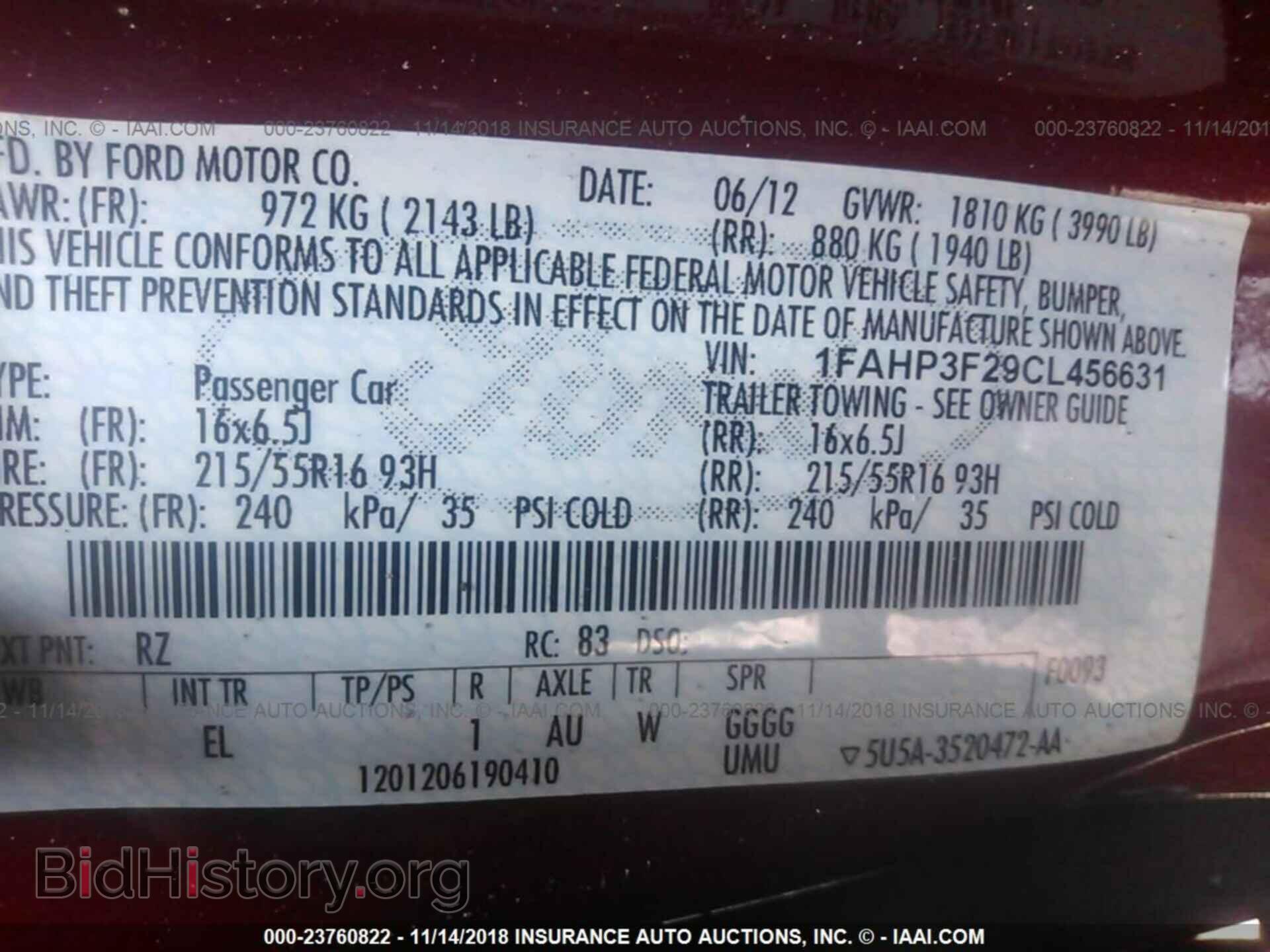 2012 FORD FOCUS - VIN: 1FAHP3F29CL456631 - Photo 9