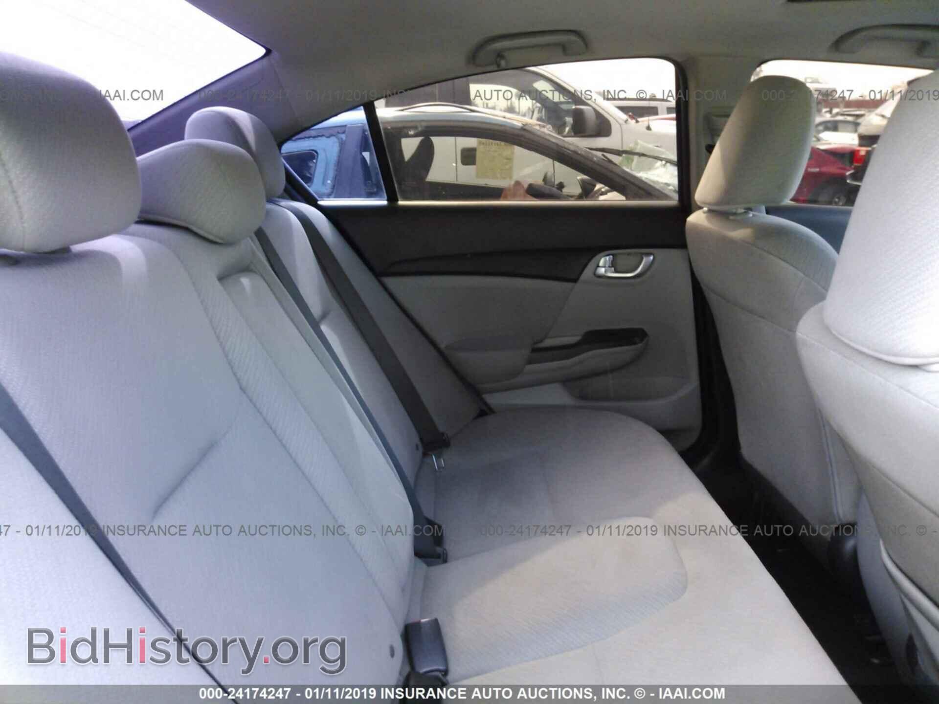 2013 HONDA CIVIC - VIN: 19XFB2F81DE221505 - Фото 8