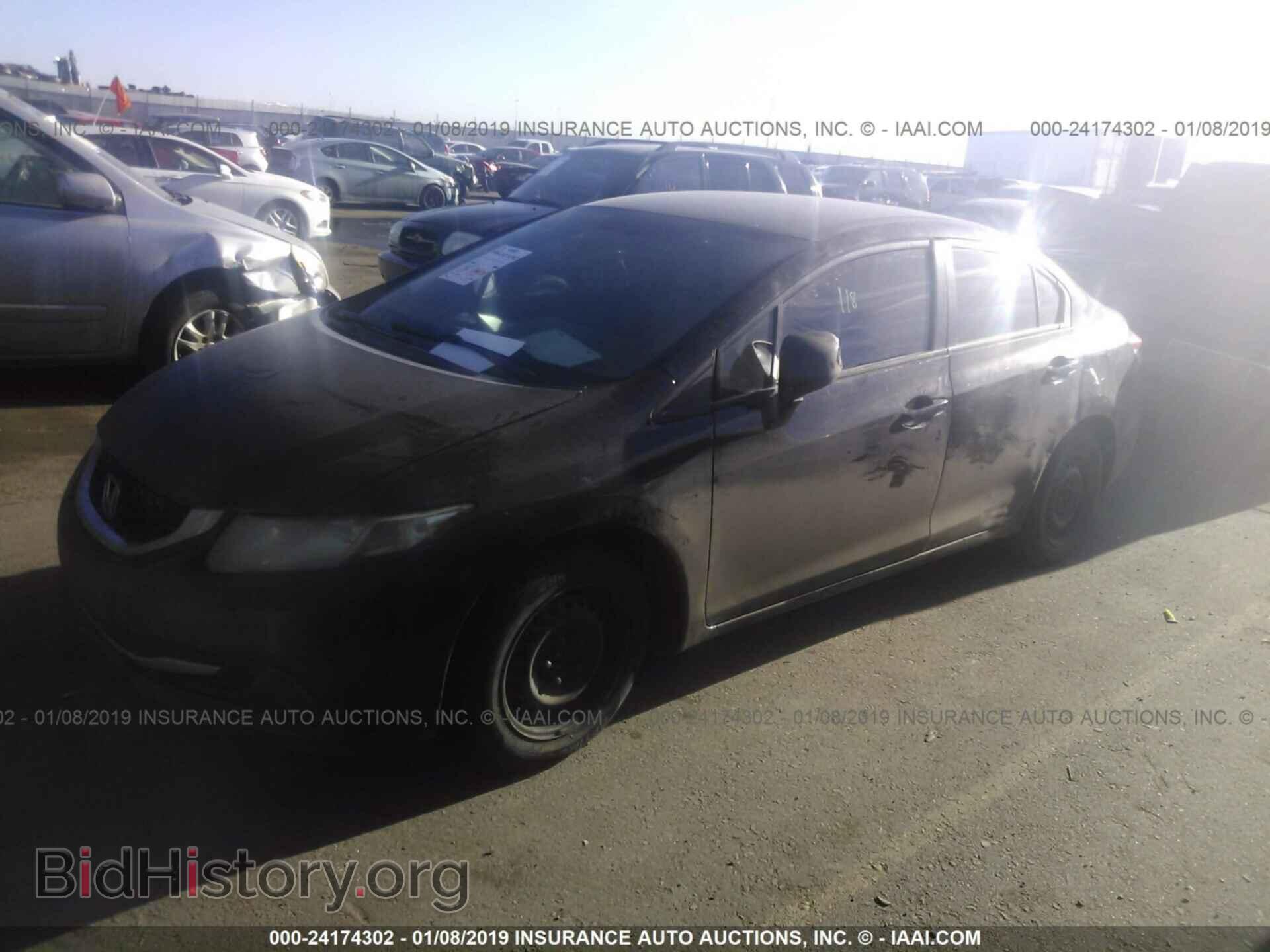 2013 HONDA CIVIC - VIN: 19XFB2F51DE257572 - Фото 2