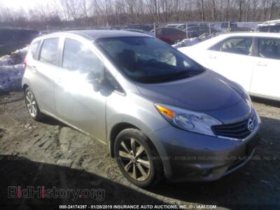 2014 Nissan VERSA NOTE, gray — VIN 3N1CE2CP2EL400304, IAAI