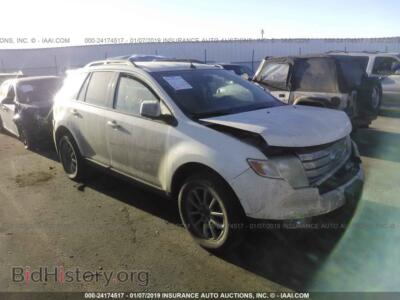2007 Ford EDGE SEL, белый — VIN 2FMDK48C77BB13997, IAAI