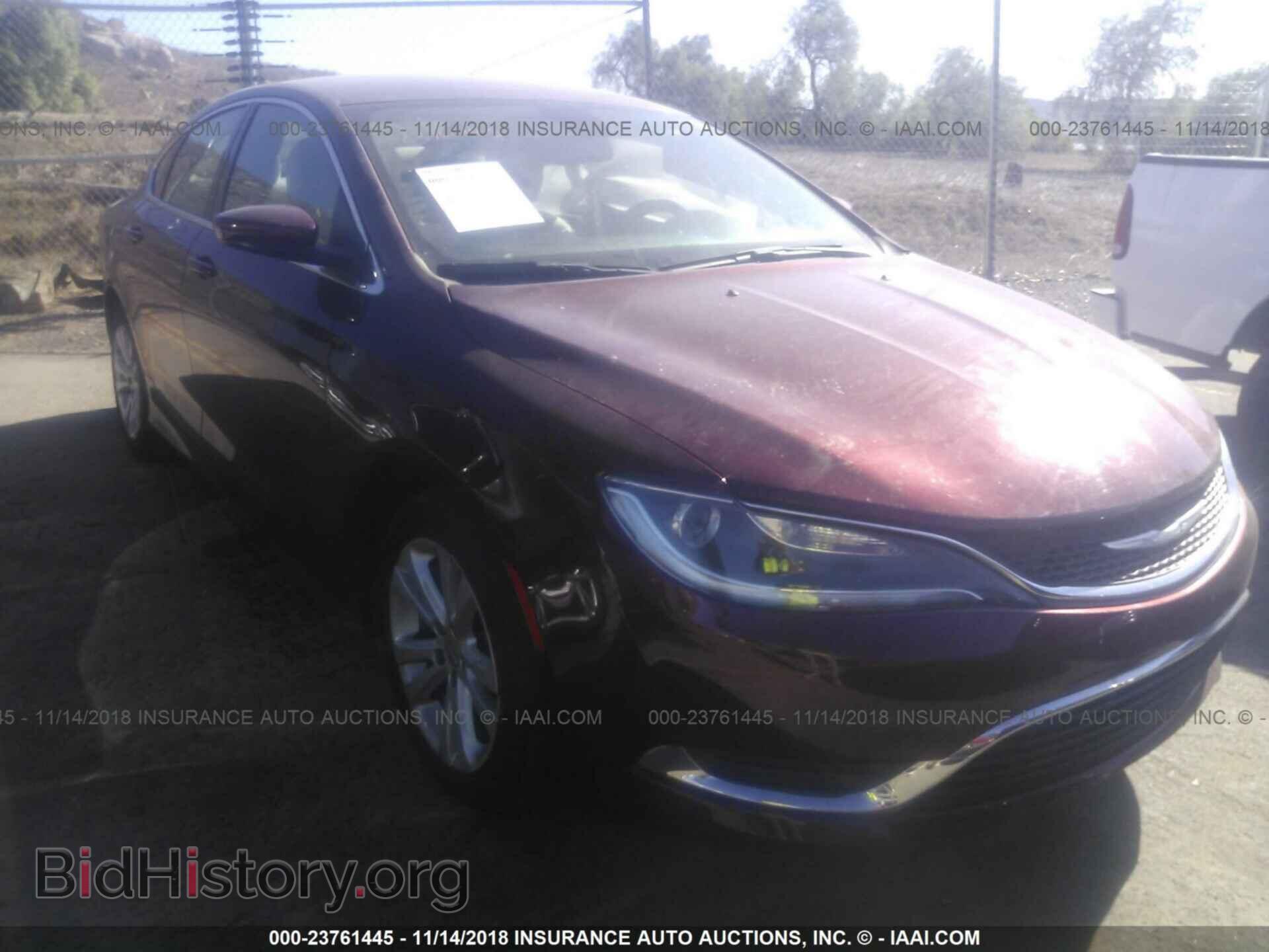 Photo 1C3CCCAB2FN648140 - CHRYSLER 200 2015
