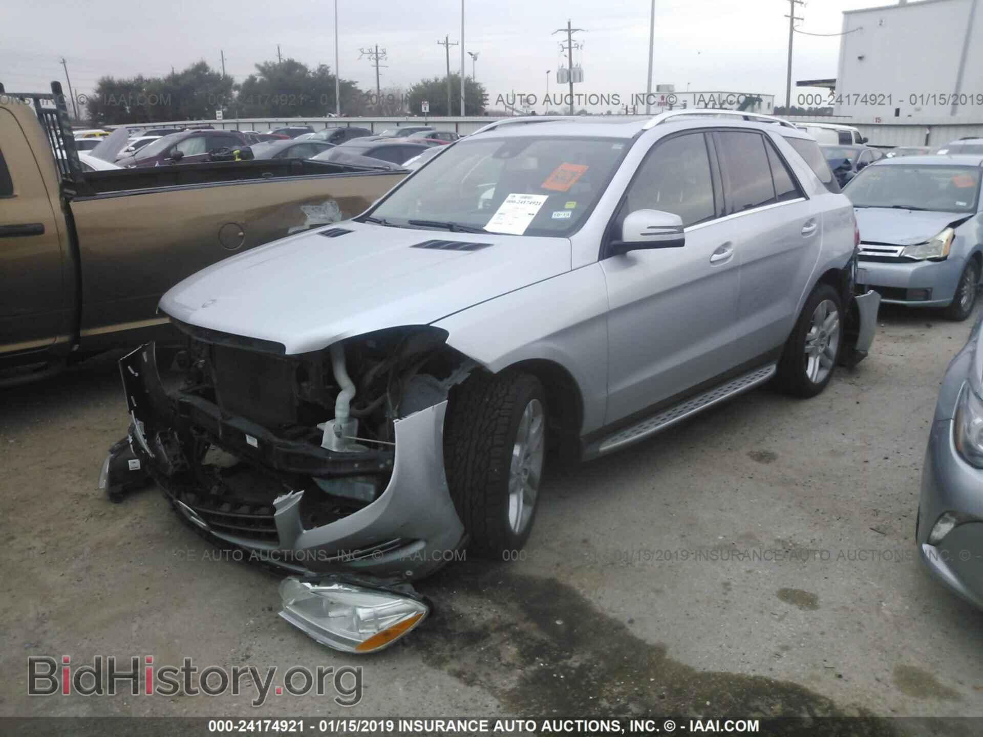 2014 MERCEDES-BENZ ML - VIN: 4JGDA5JB9EA347285 - Фото 2