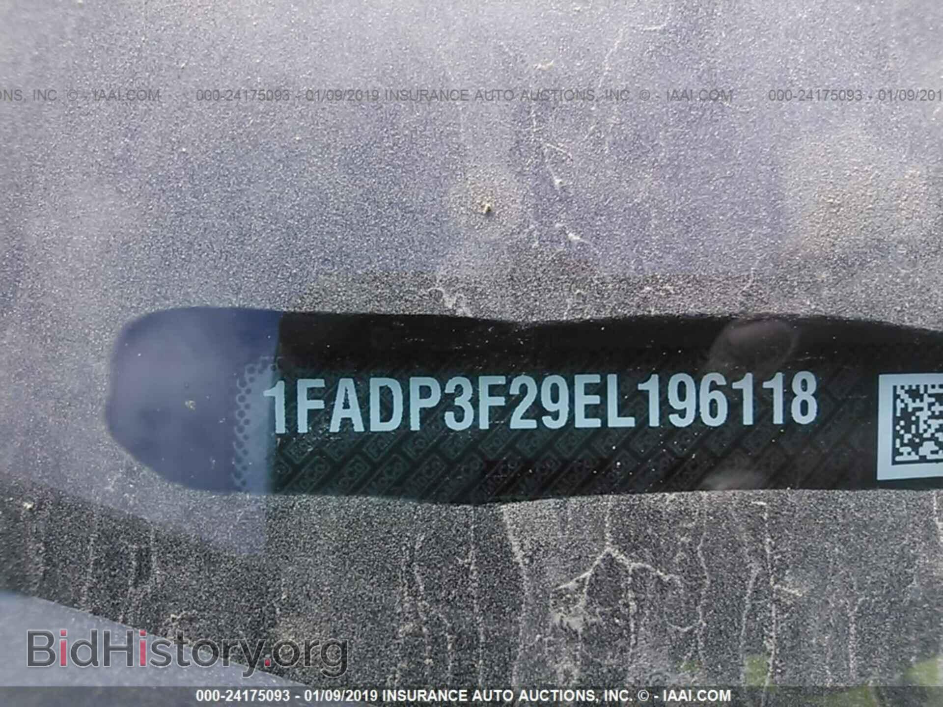 2014 FORD FOCUS - VIN: 1FADP3F29EL196118 - Фото 9