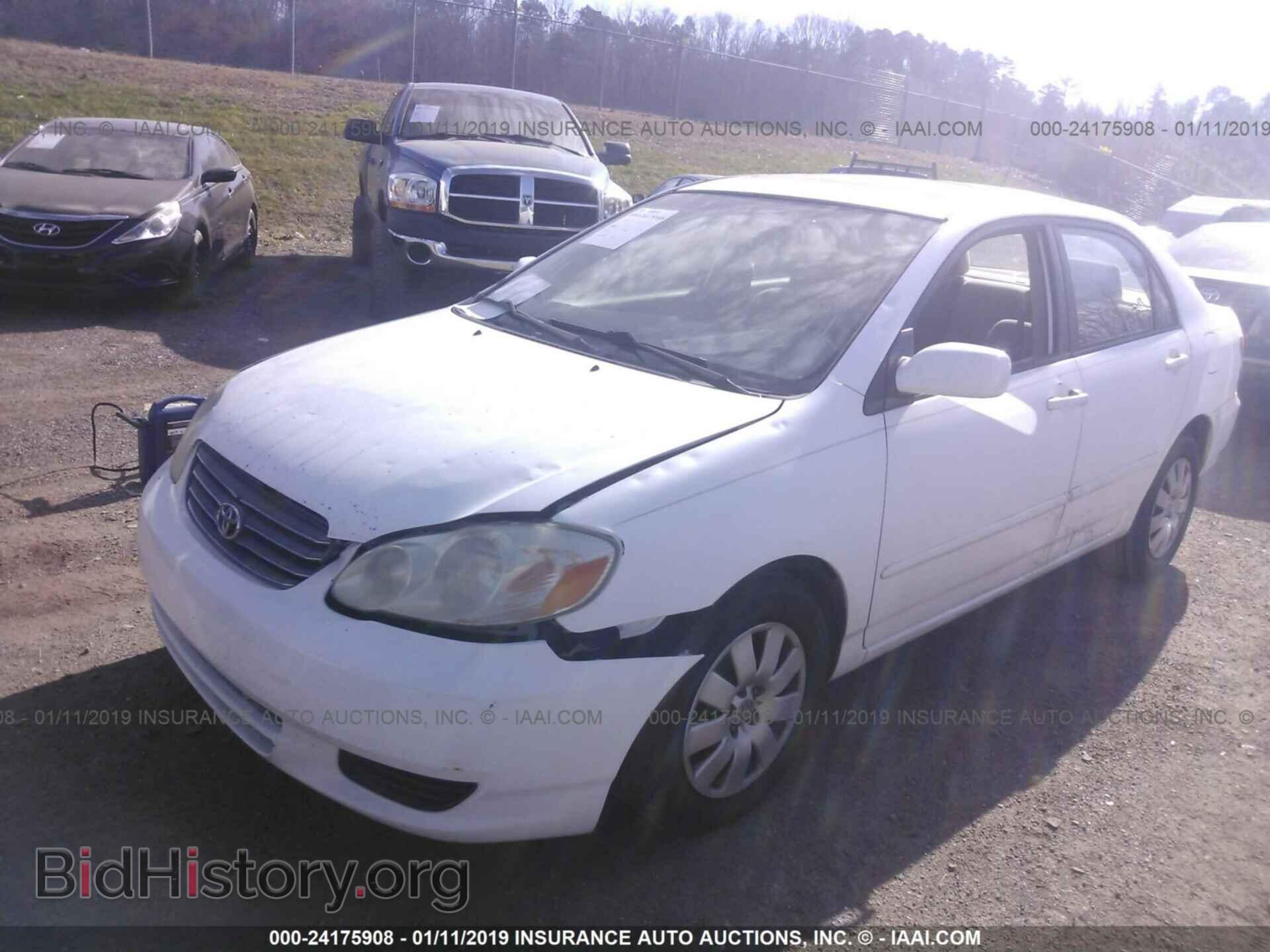 2003 TOYOTA COROLLA - VIN: 2T1BR38E23C084719 - Фото 2
