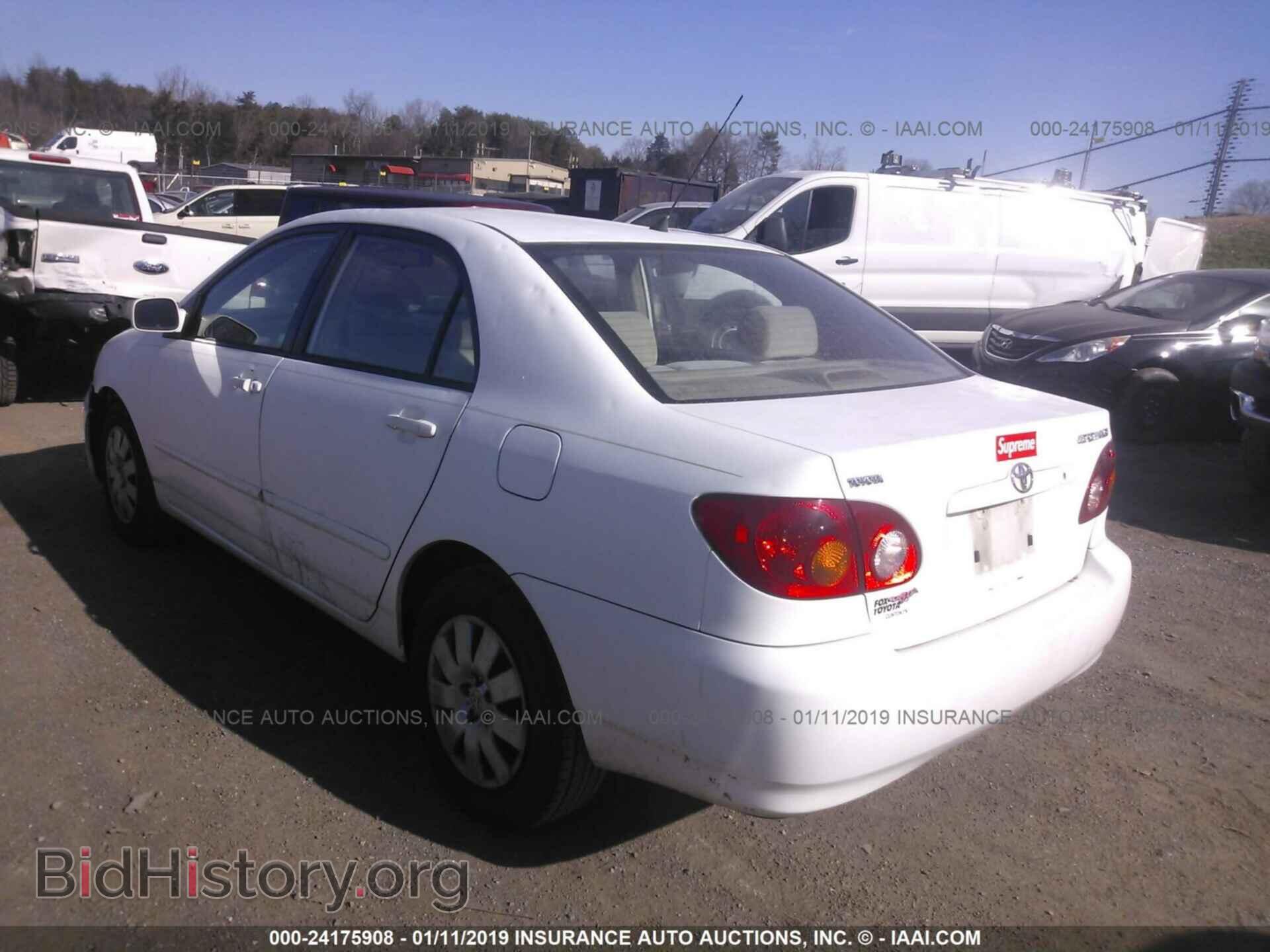 2003 TOYOTA COROLLA - VIN: 2T1BR38E23C084719 - Фото 3
