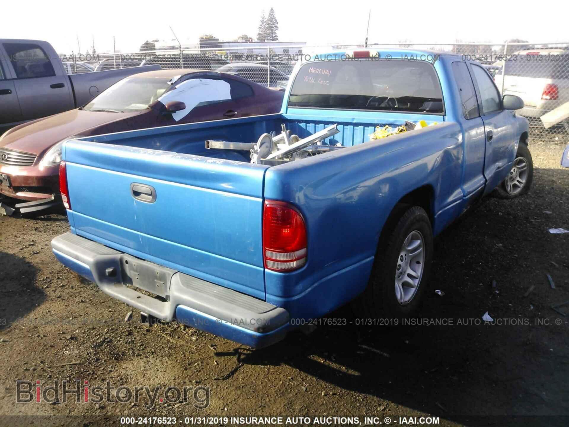 2001 DODGE DAKOTA - VIN: 1B7GL22XX1S214267 - Фото 4