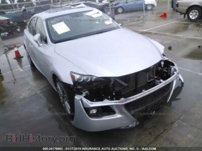2015 Lexus IS, silver — VIN JTHBF1D20F5044423, IAAI