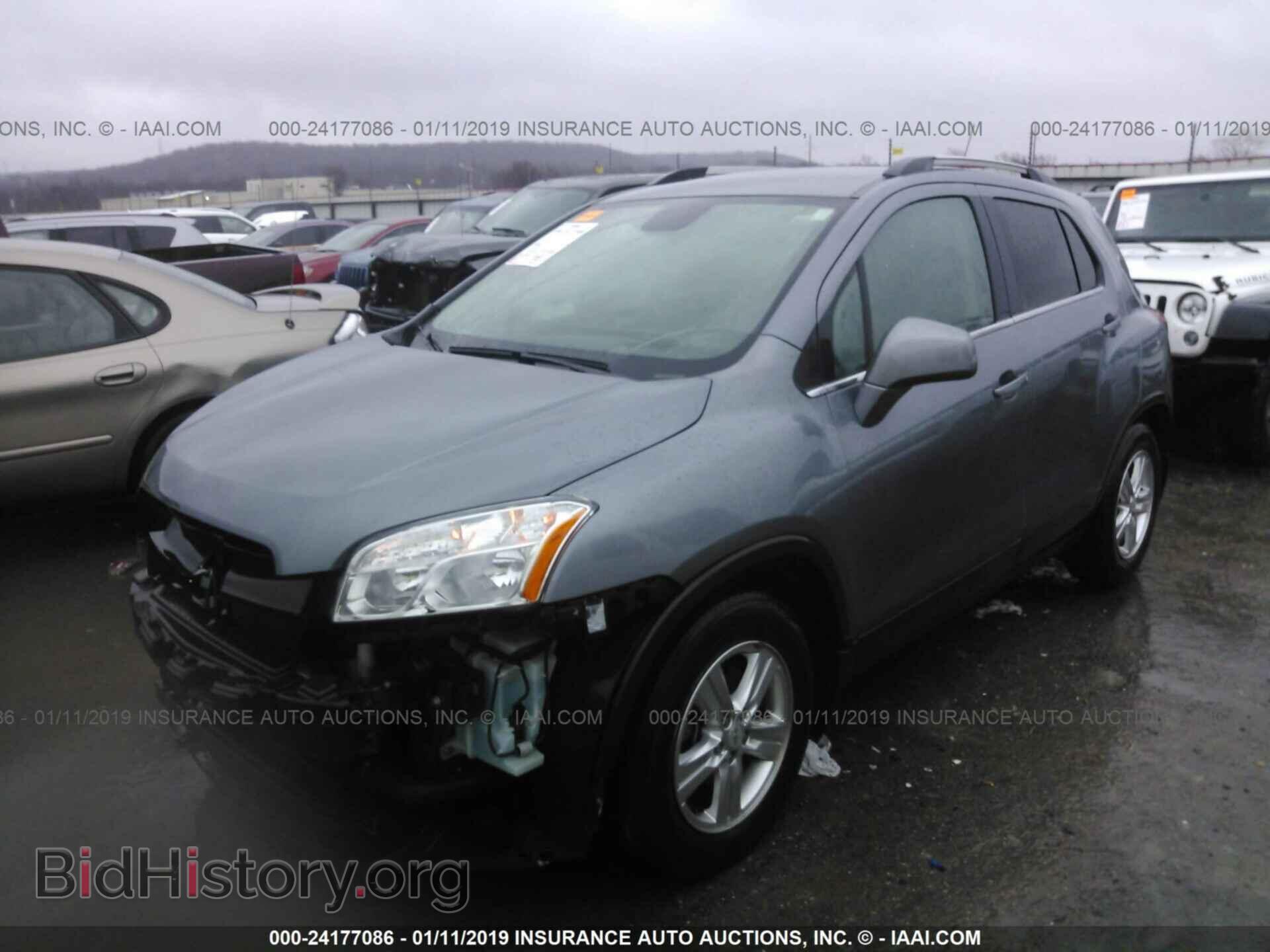 2015 CHEVROLET TRAX - VIN: KL7CJLSB3FB058267 - Фото 2