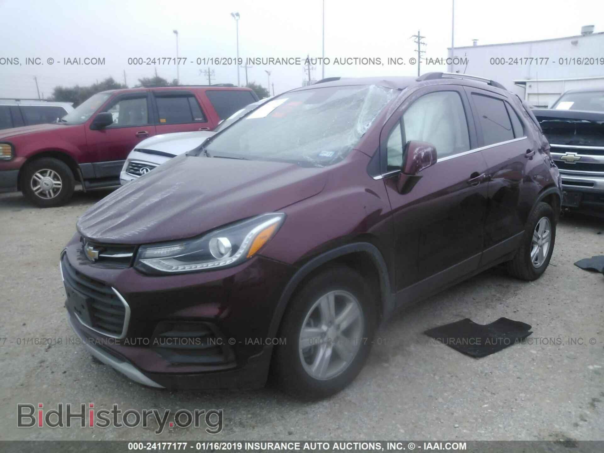 2017 CHEVROLET TRAX - VIN: 3GNCJLSB2HL165192 - Фото 2