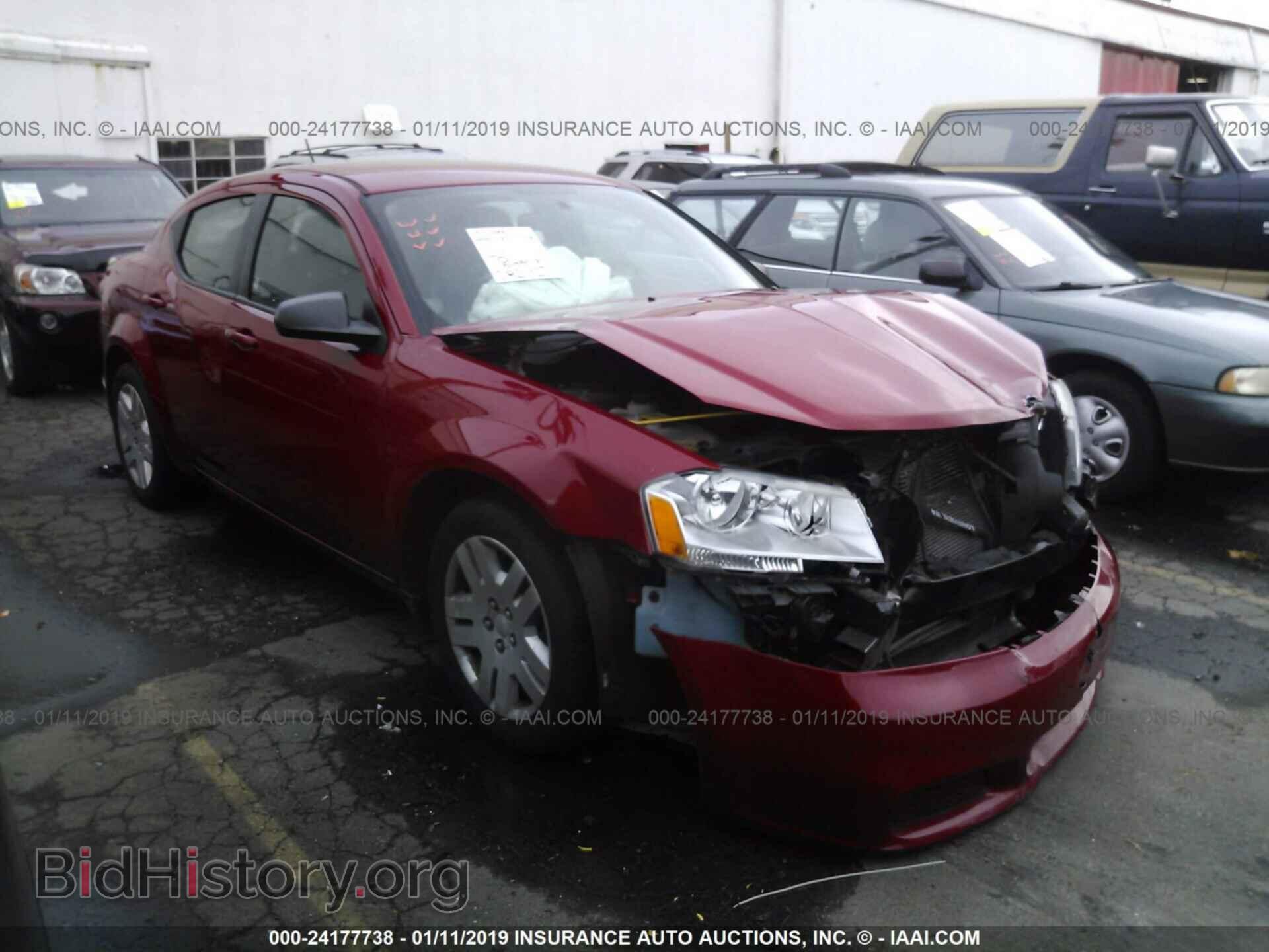 Фотография 1C3CDZAB2DN654078 - DODGE AVENGER 2013