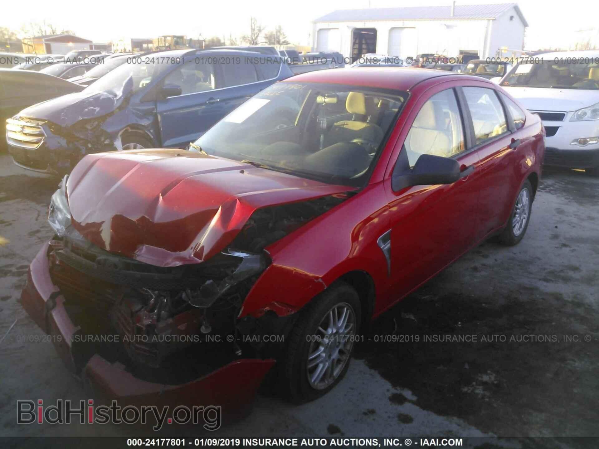 2008 FORD FOCUS - VIN: 1FAHP35N38W125514 - Фото 2