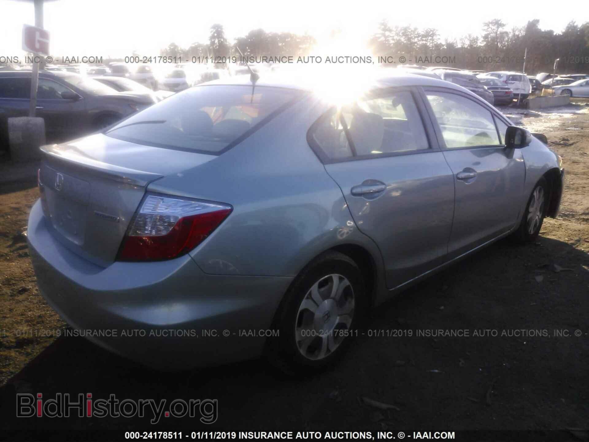 2012 HONDA CIVIC - VIN: JHMFB4F21CS000035 - Photo 4