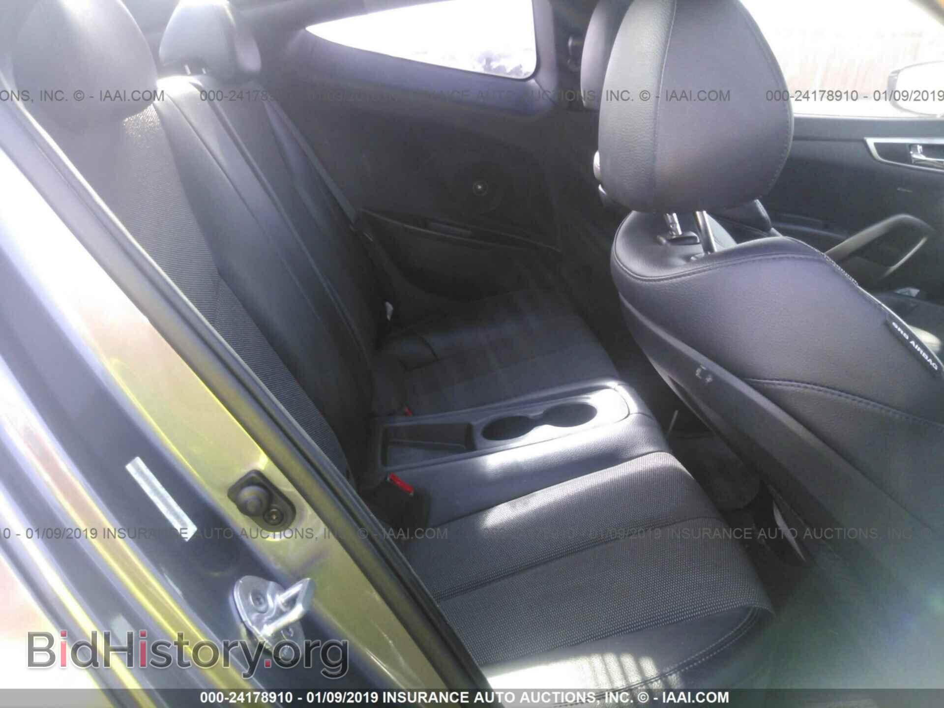 2012 HYUNDAI VELOSTER - VIN: KMHTC6AD1CU079812 - Фото 8