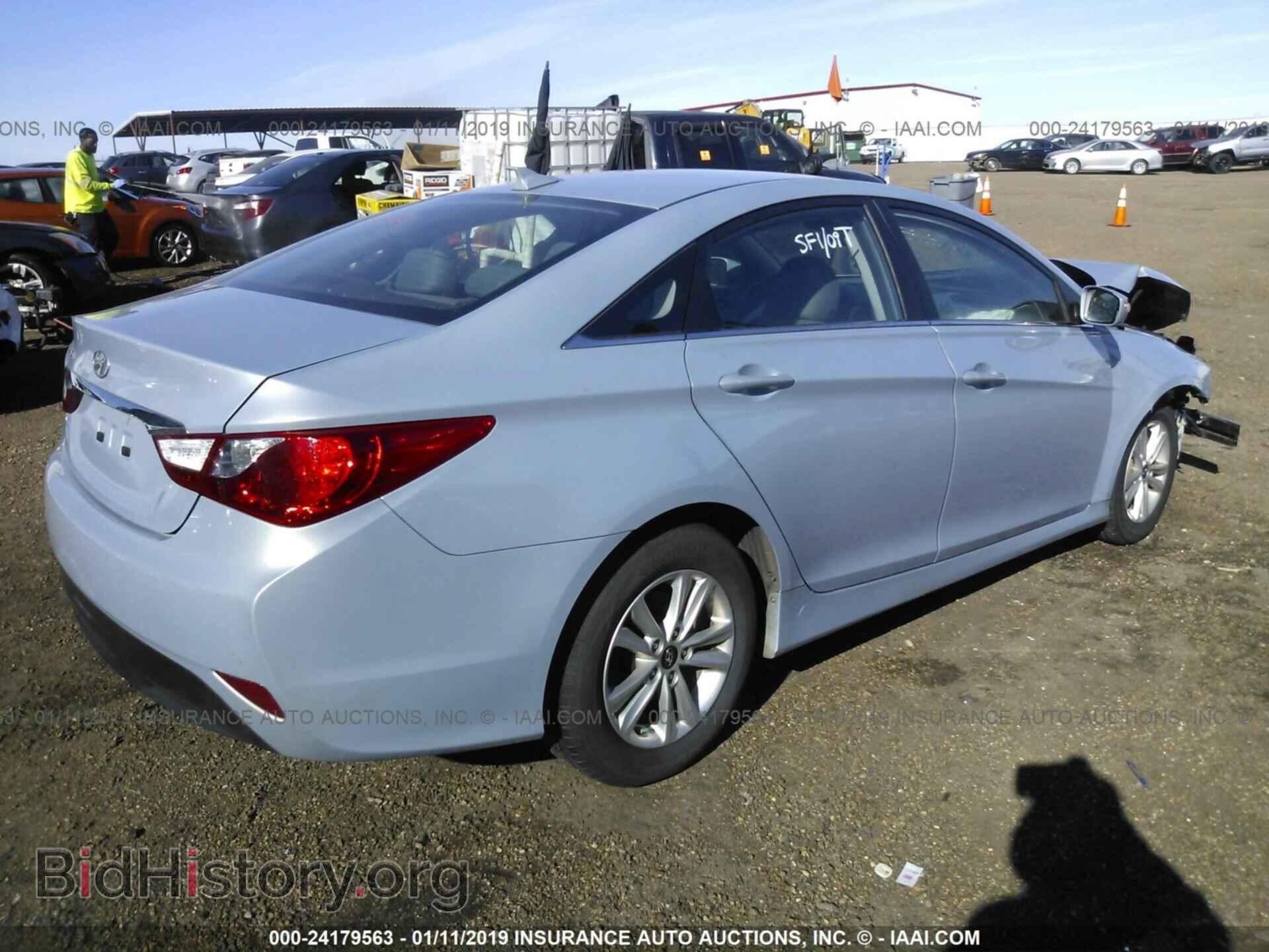 2014 HYUNDAI SONATA - VIN: 5NPEB4AC1EH858720 - Фото 4