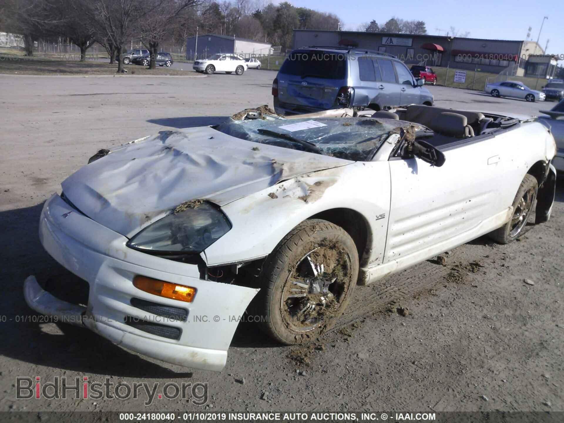 2001 MITSUBISHI ECLIPSE - VIN: 4A3AE85H41E076762 - Photo 2