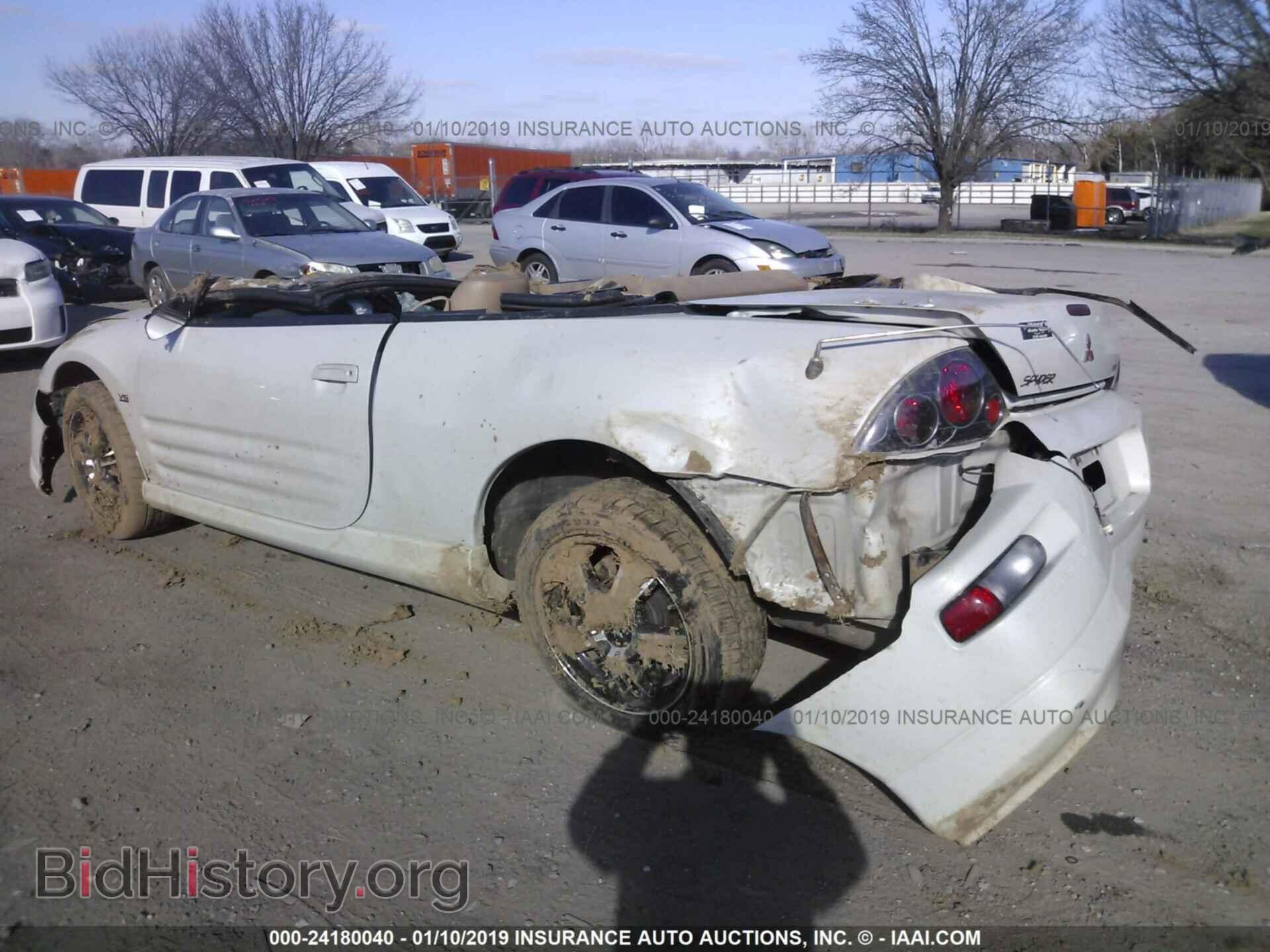 2001 MITSUBISHI ECLIPSE - VIN: 4A3AE85H41E076762 - Photo 3