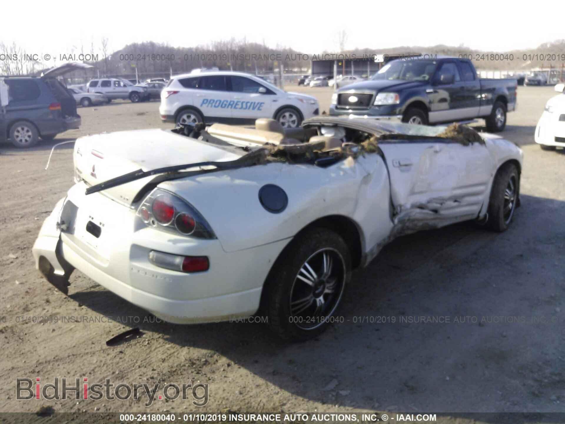 2001 MITSUBISHI ECLIPSE - VIN: 4A3AE85H41E076762 - Photo 4