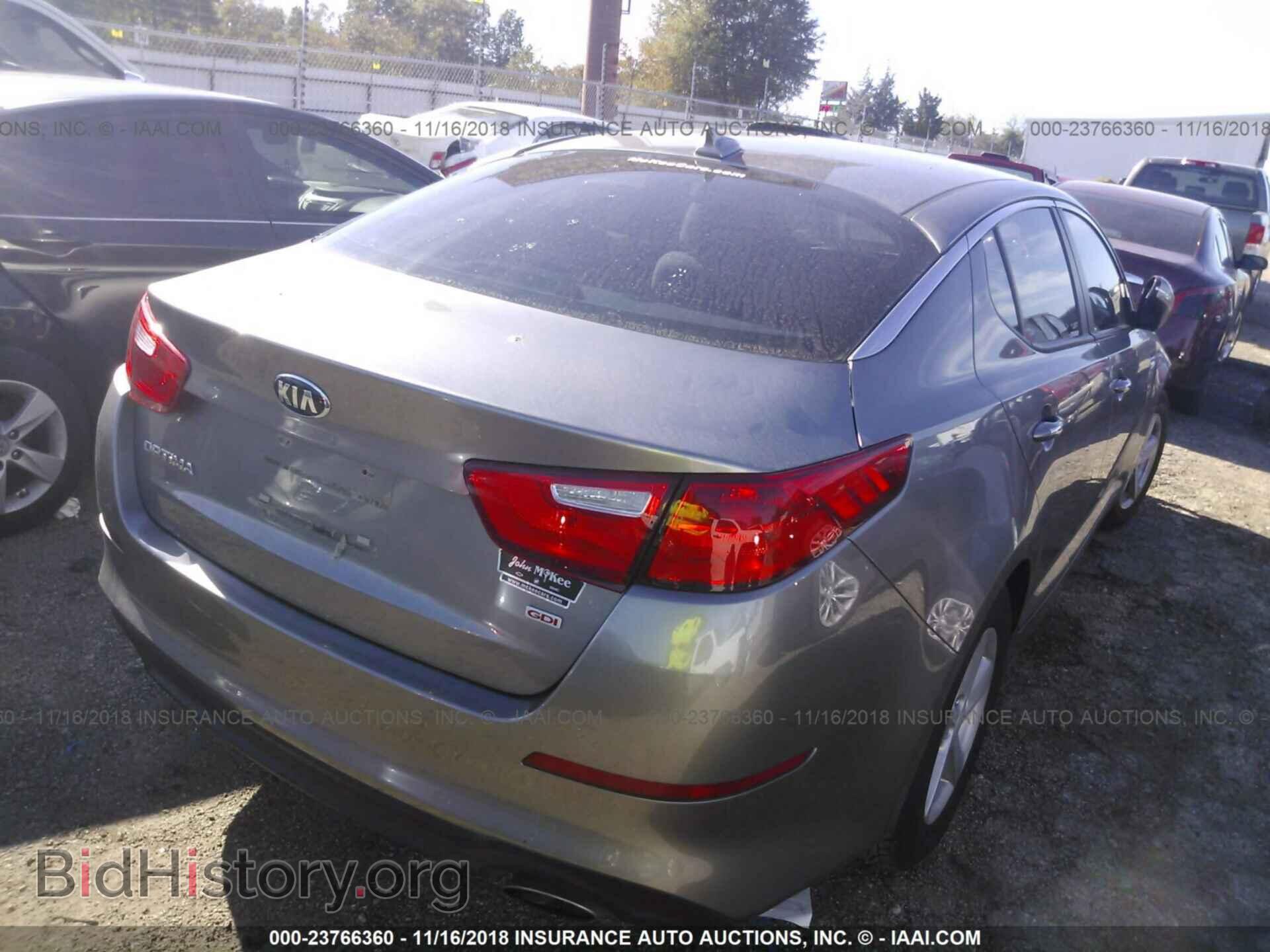 2014 KIA OPTIMA - VIN: 5XXGM4A77EG263288 - Фото 4
