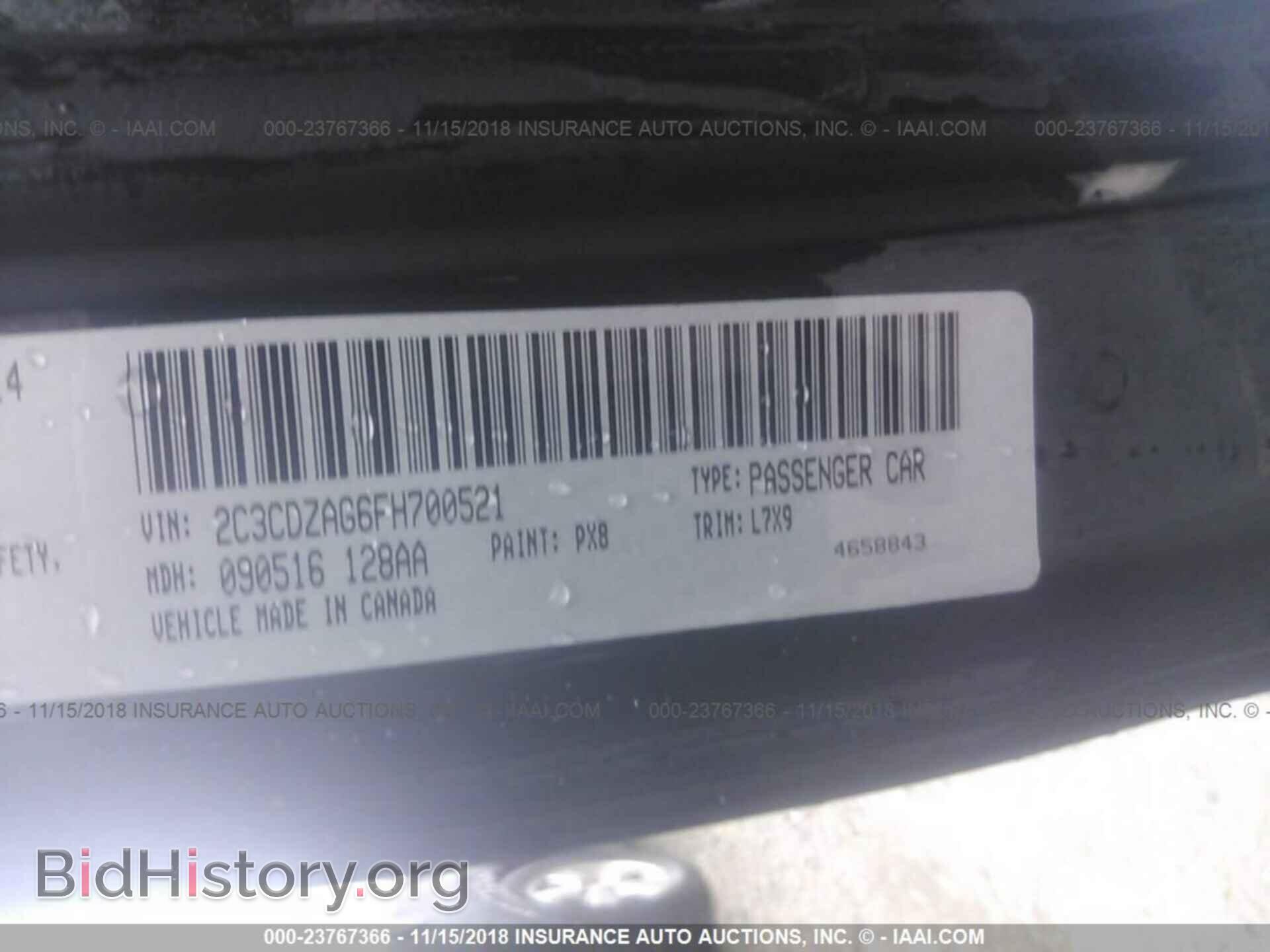 2015 DODGE CHALLENGER - VIN: 2C3CDZAG6FH700521 - Photo 9