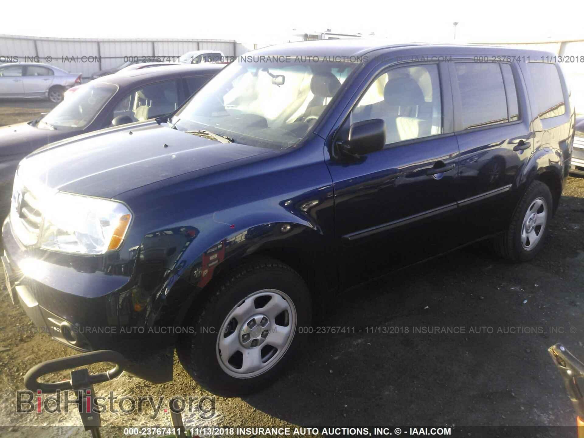 2013 HONDA PILOT - VIN: 5FNYF4H26DB071676 - Фото 2