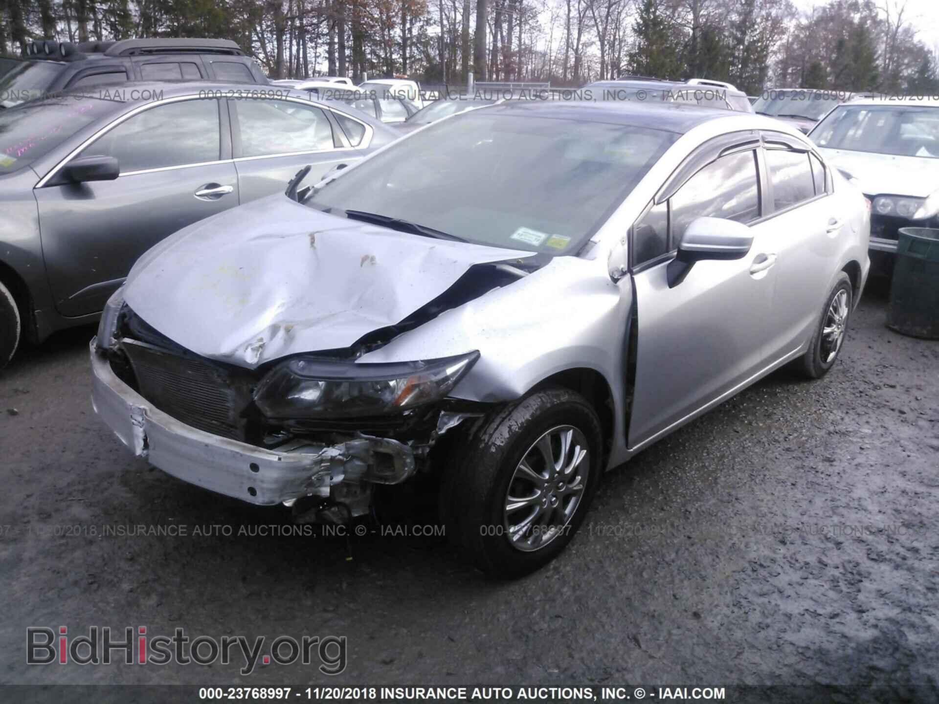 2014 HONDA CIVIC - VIN: 2HGFB2F54EH560272 - Фото 2