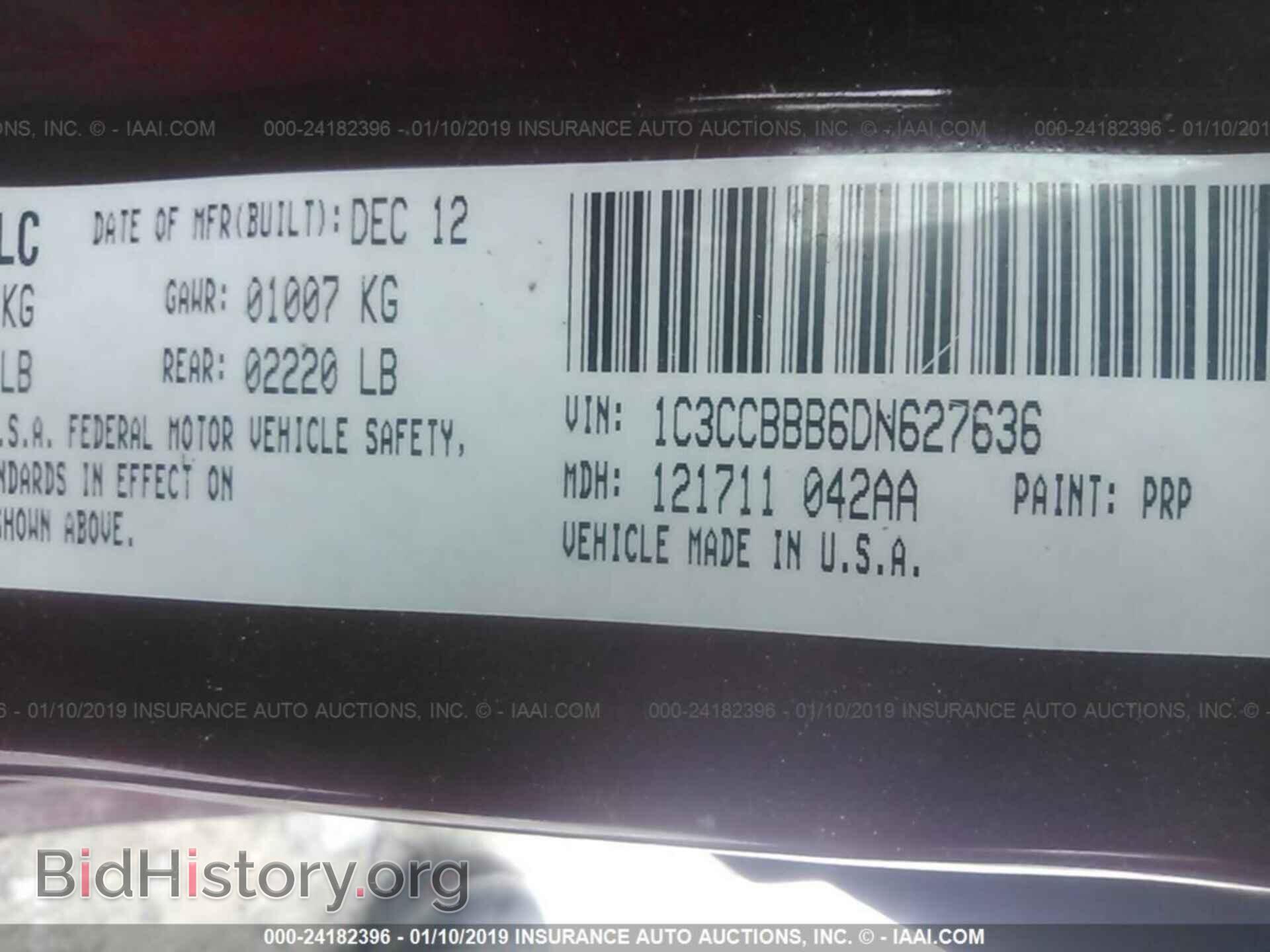 2013 CHRYSLER 200 - VIN: 1C3CCBBB6DN627636 - Photo 9