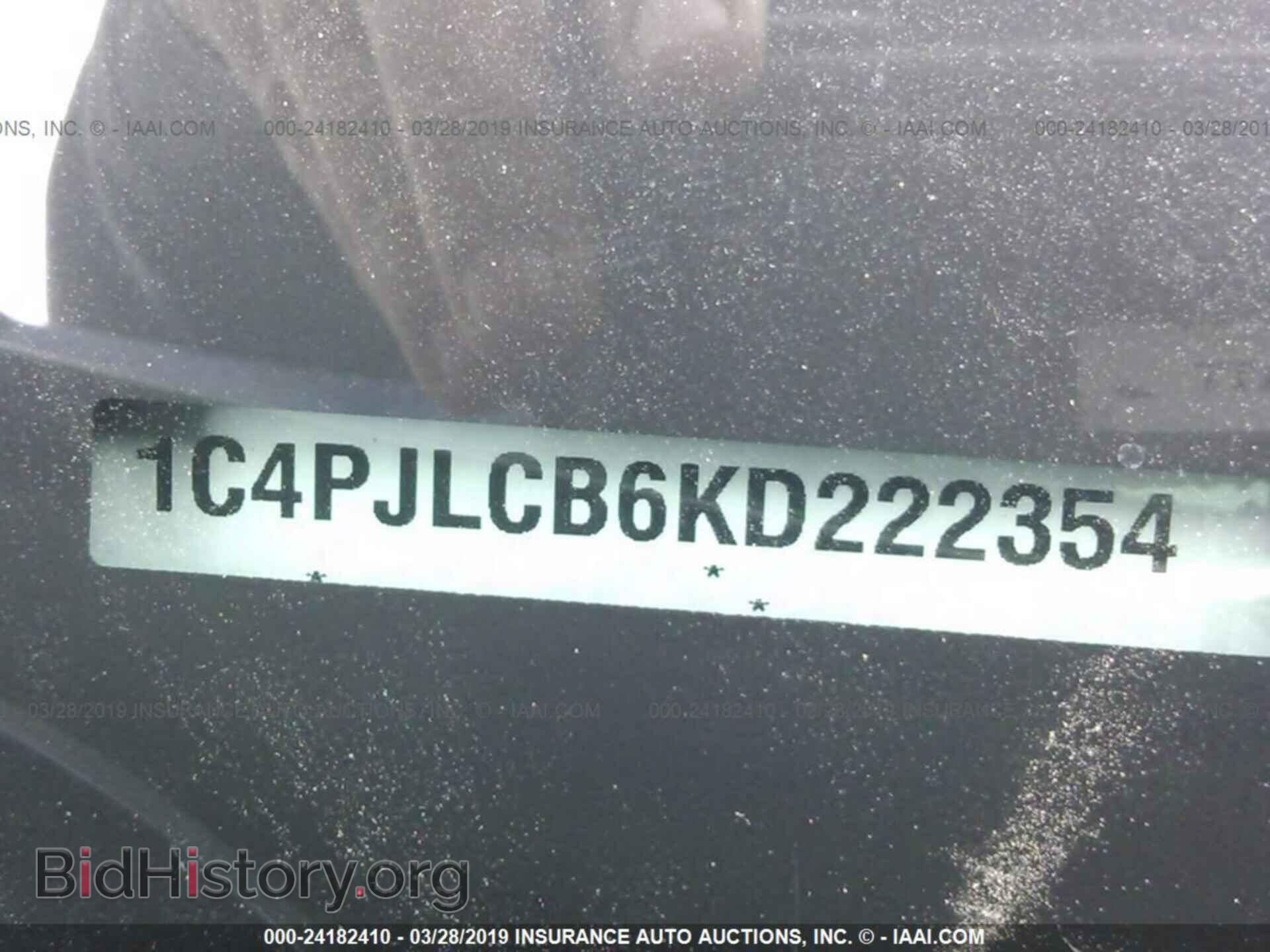 2019 Jeep CHEROKEE (VIN 1C4PJLCB6KD222354) — фото 9 из 10