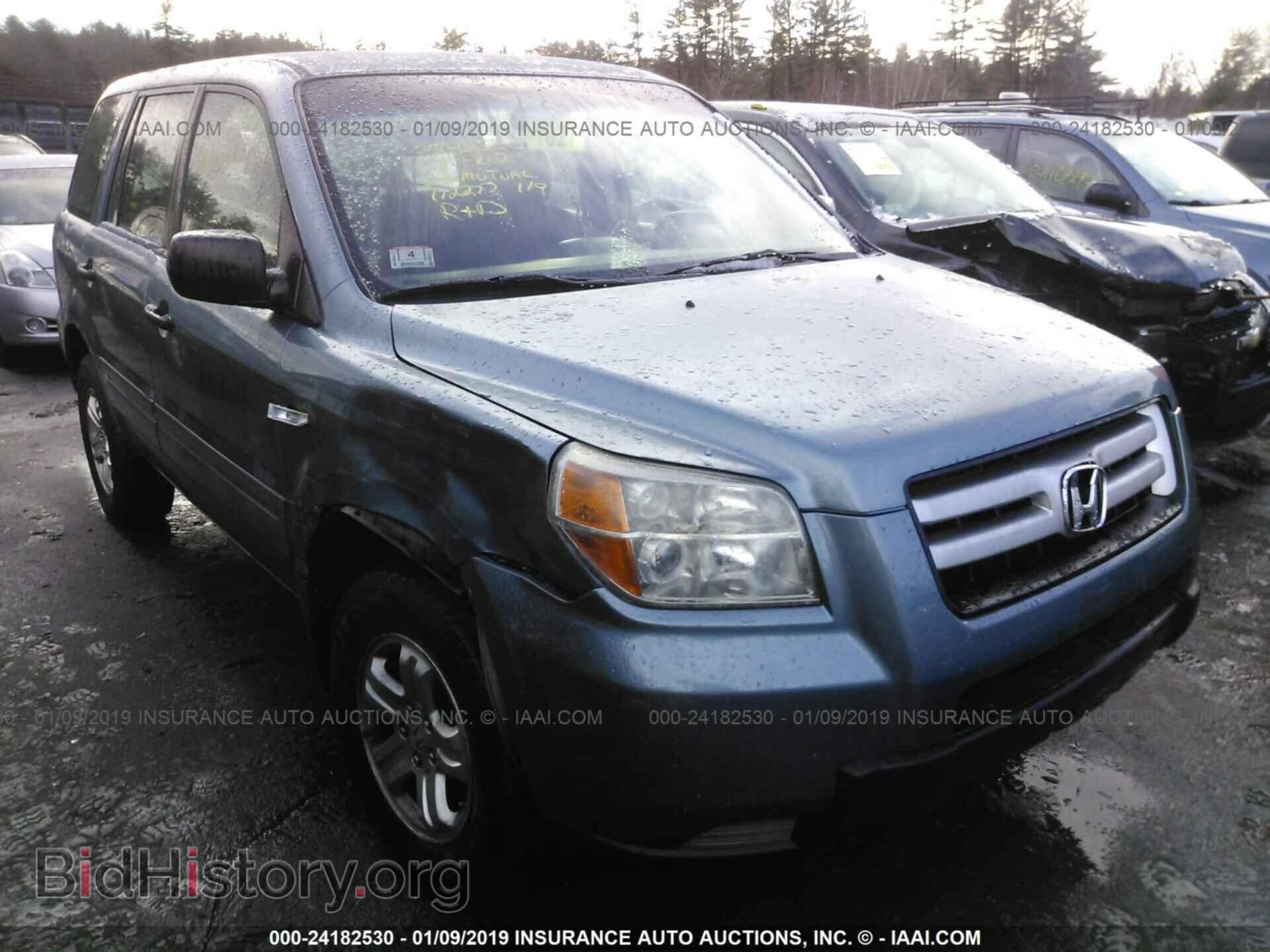 Фотография 5FNYF18137B018640 - HONDA PILOT 2007
