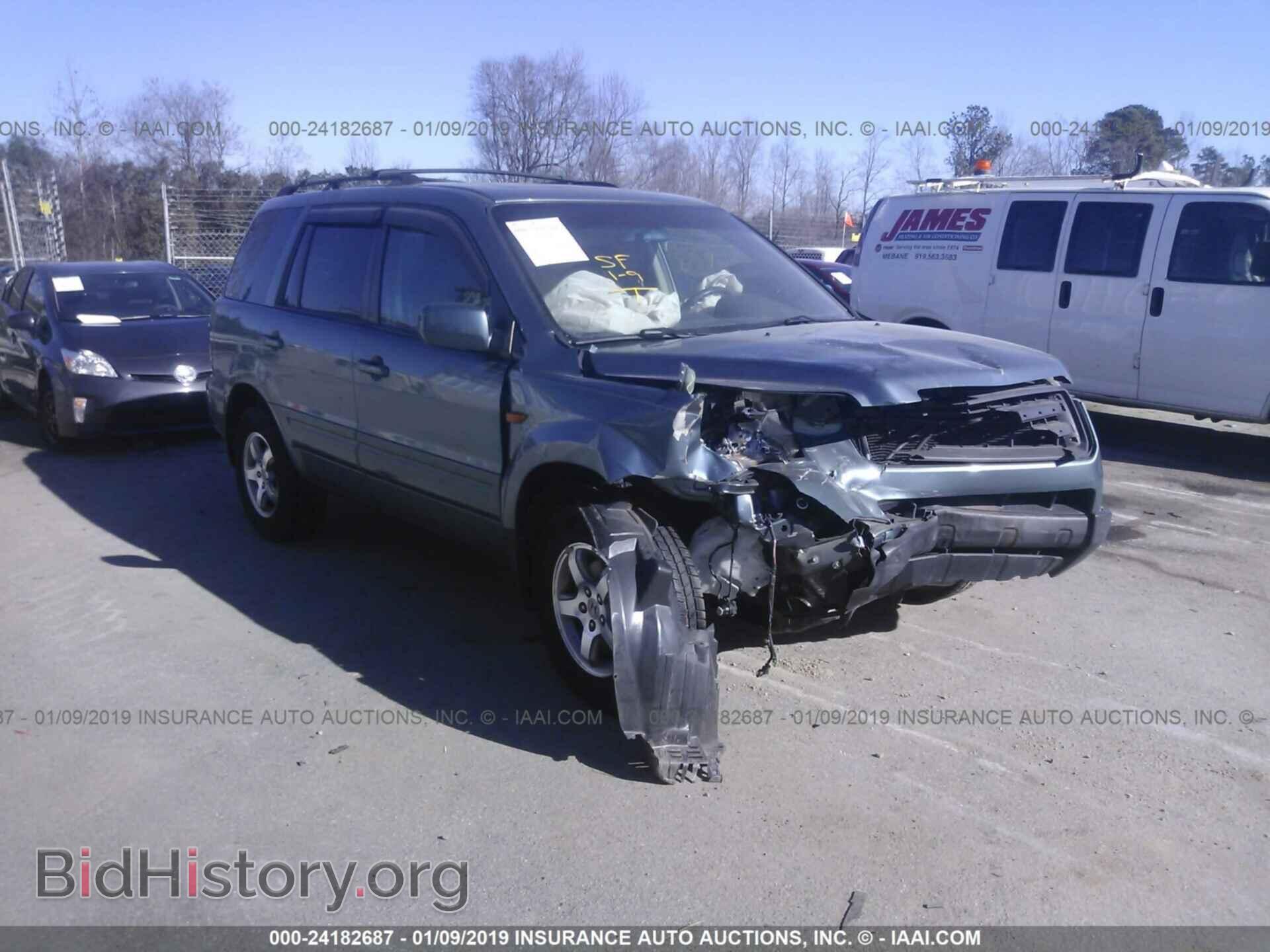 Фотография 5FNYF28388B008100 - HONDA PILOT 2008